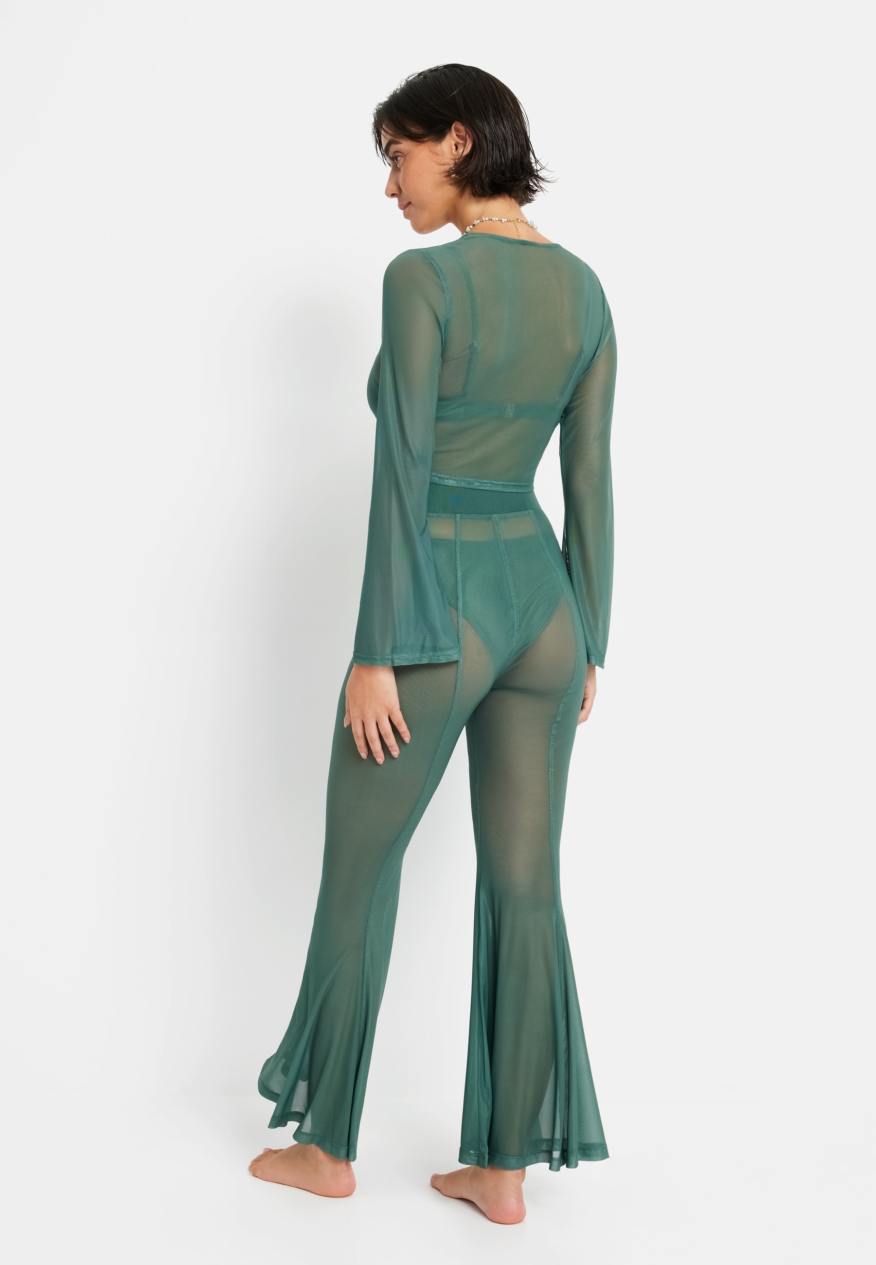 LSCN by LASCANA Langarmshirt, (Set, 2 tlg., + Hose)