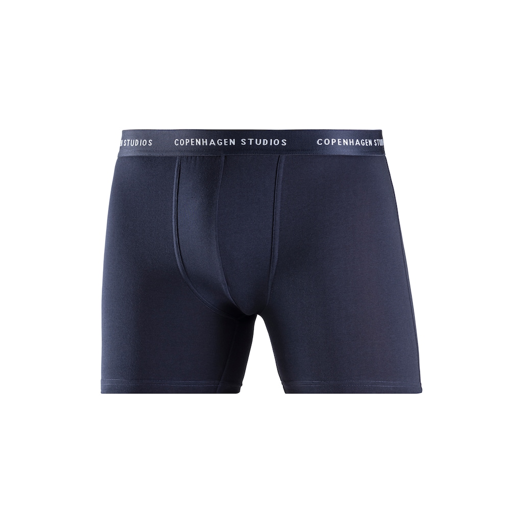 Copenhagen Studios Boxer »Boxershorts für Herren«, (3 St.), mit längerem Bein und Logobund