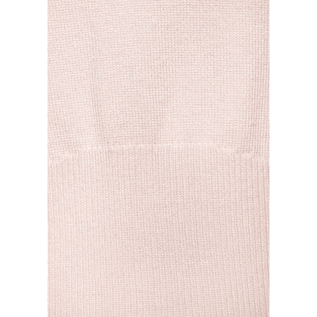 LASCANA Stricktop, mit figurschmeichelndem Strickmuster, figurbetonte Passform