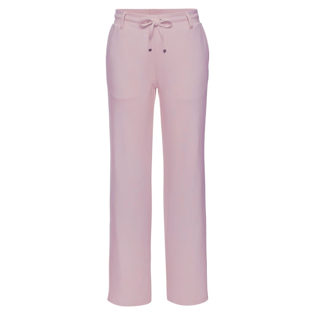 LASCANA Homewearhose, in weich fliessendem Material, Loungewear