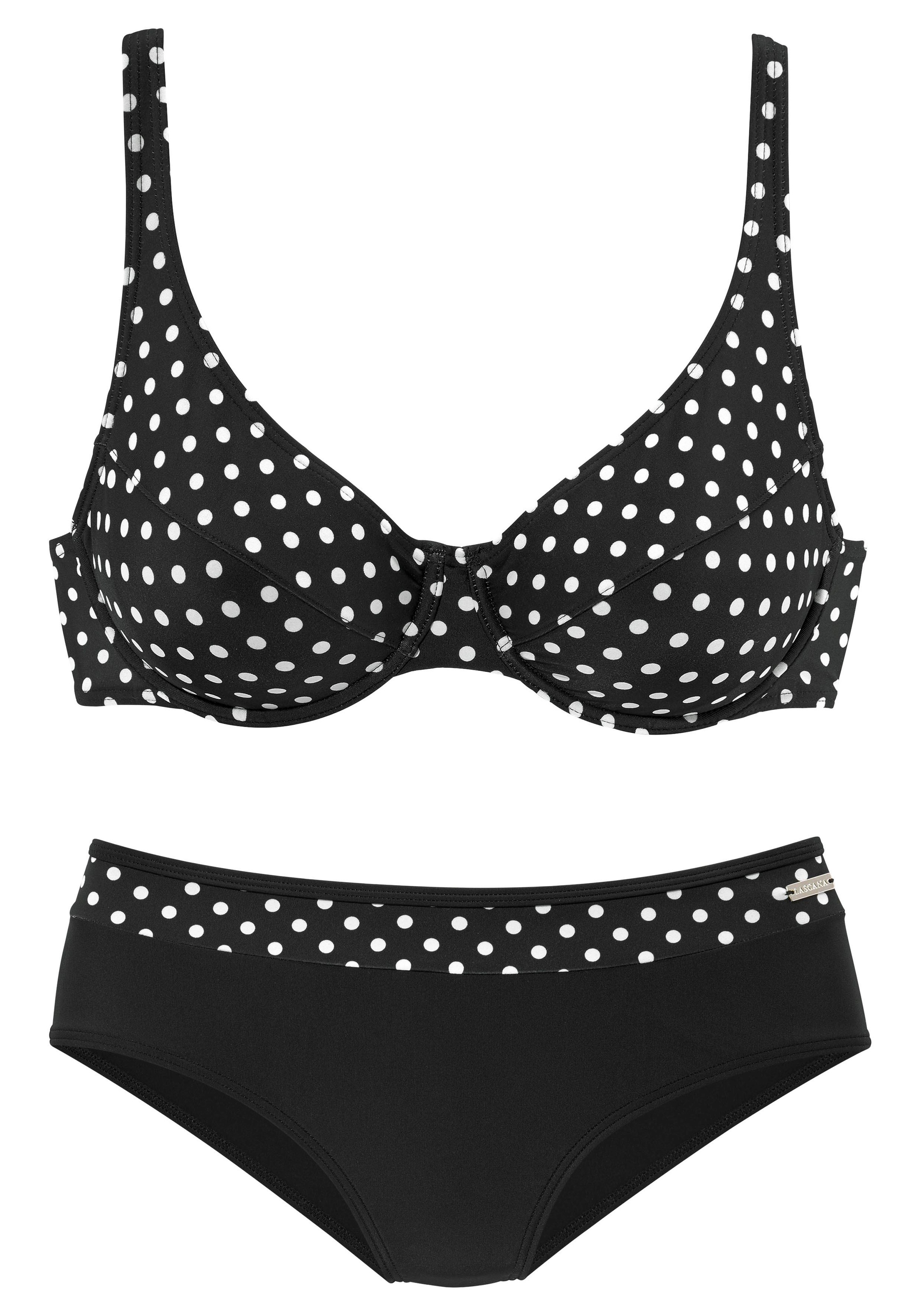 LASCANA Bügel-Bikini mit modischen Punkten
