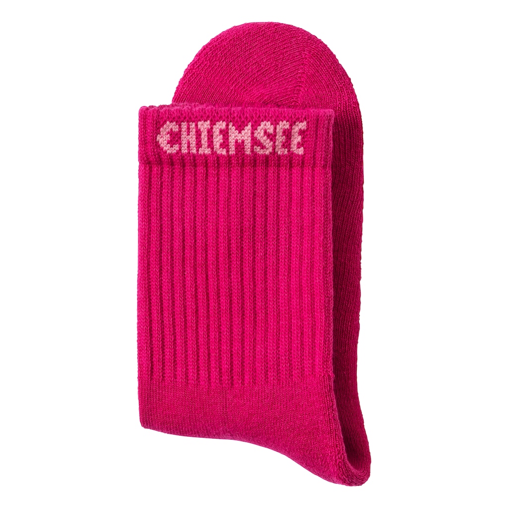 Chiemsee Tennissocken, (Packung, 6 Paar), mit eingestricktem Markennamen