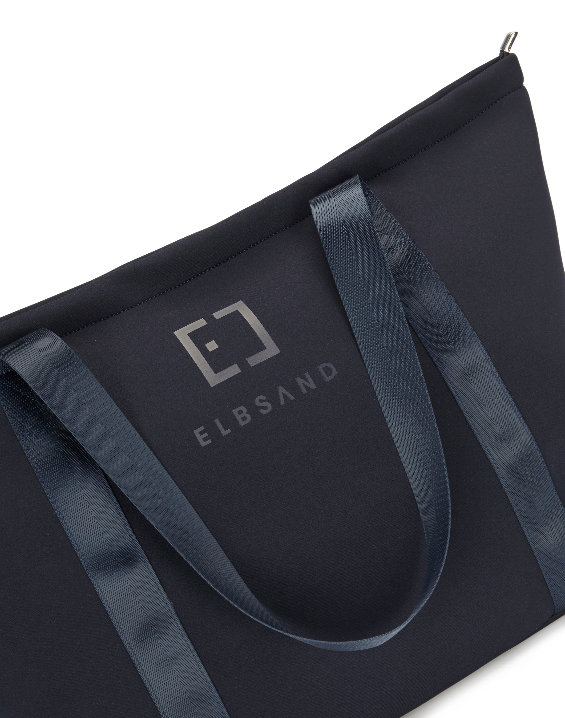 Elbsand Shopper »Schultertasche, Henkeltasche, Sommertasche, Strandtasche, Badetasche« NEU Einkaufstasche, grosse Handtasche im modischen Neopren-Look VEGAN