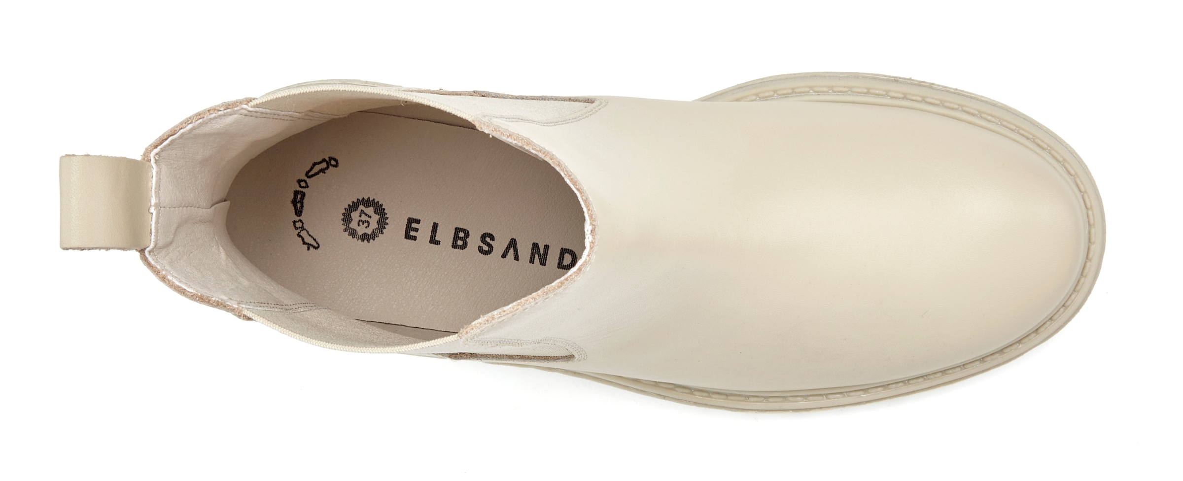 Elbsand Bottines »Chelseaboots, Schlupfstiefel, Lederstiefelette, Sommerstiefelette«  NOUVEAU bottes biker en cuir avec inserts stretch et semelle profilée légère