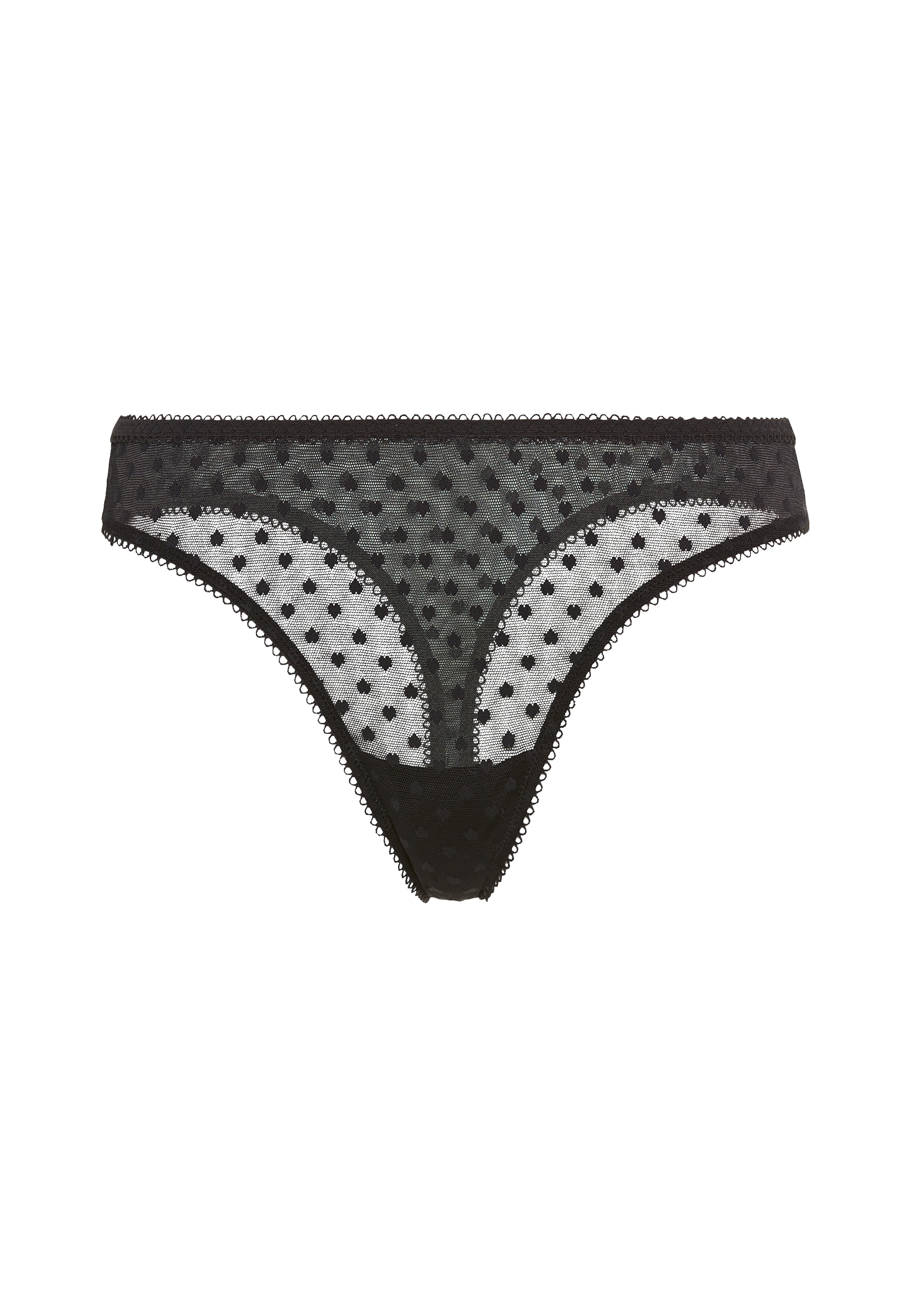LSCN by LASCANA String, aus leicht transparentem Herzchen-Mesh