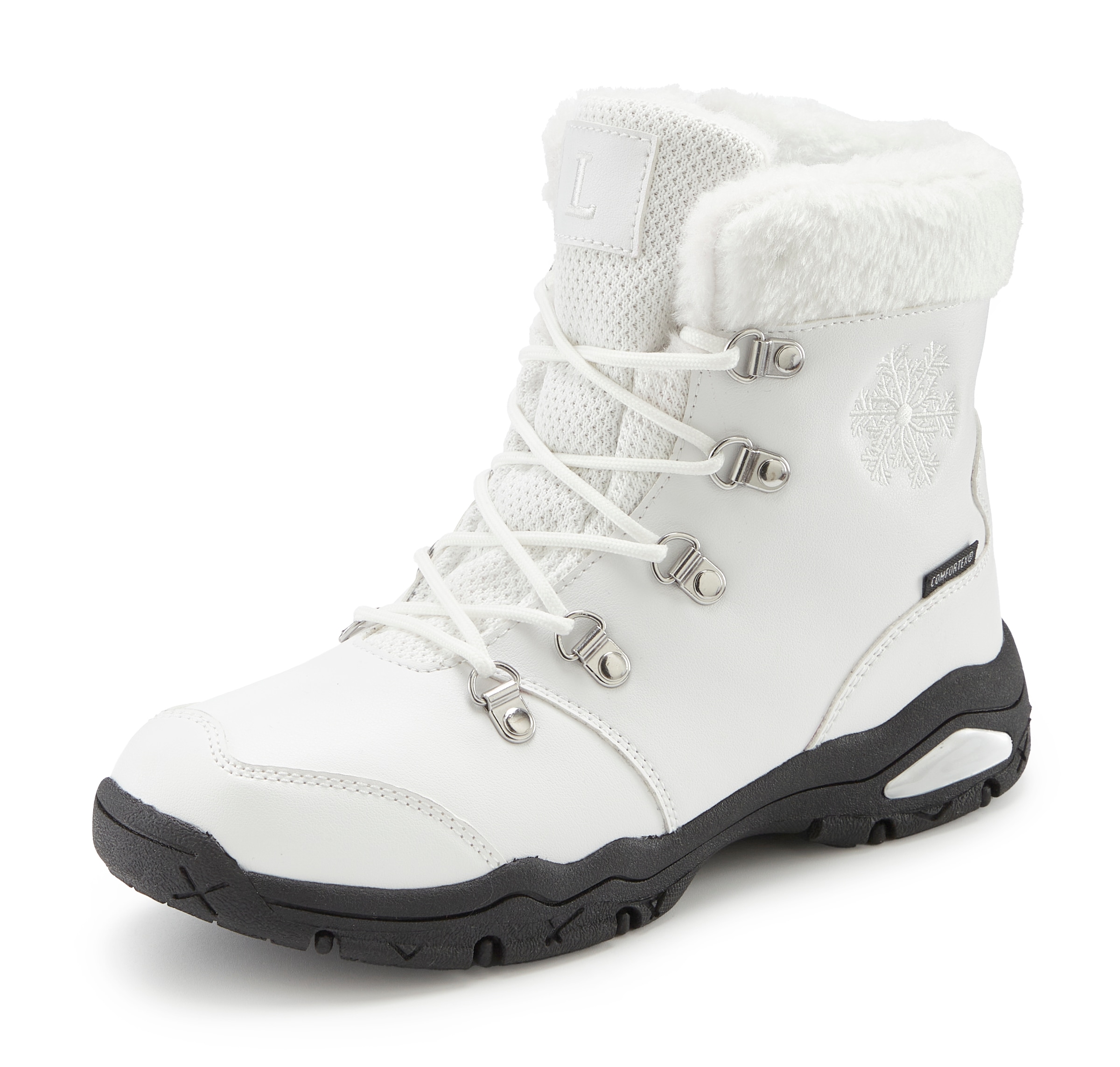 LASCANA Winterstiefelette »Winterboots, Outdoorstiefelette, Stiefel, Stiefelette, Schneestiefel«  mit wind-& wasserabweisender Tex-Membran