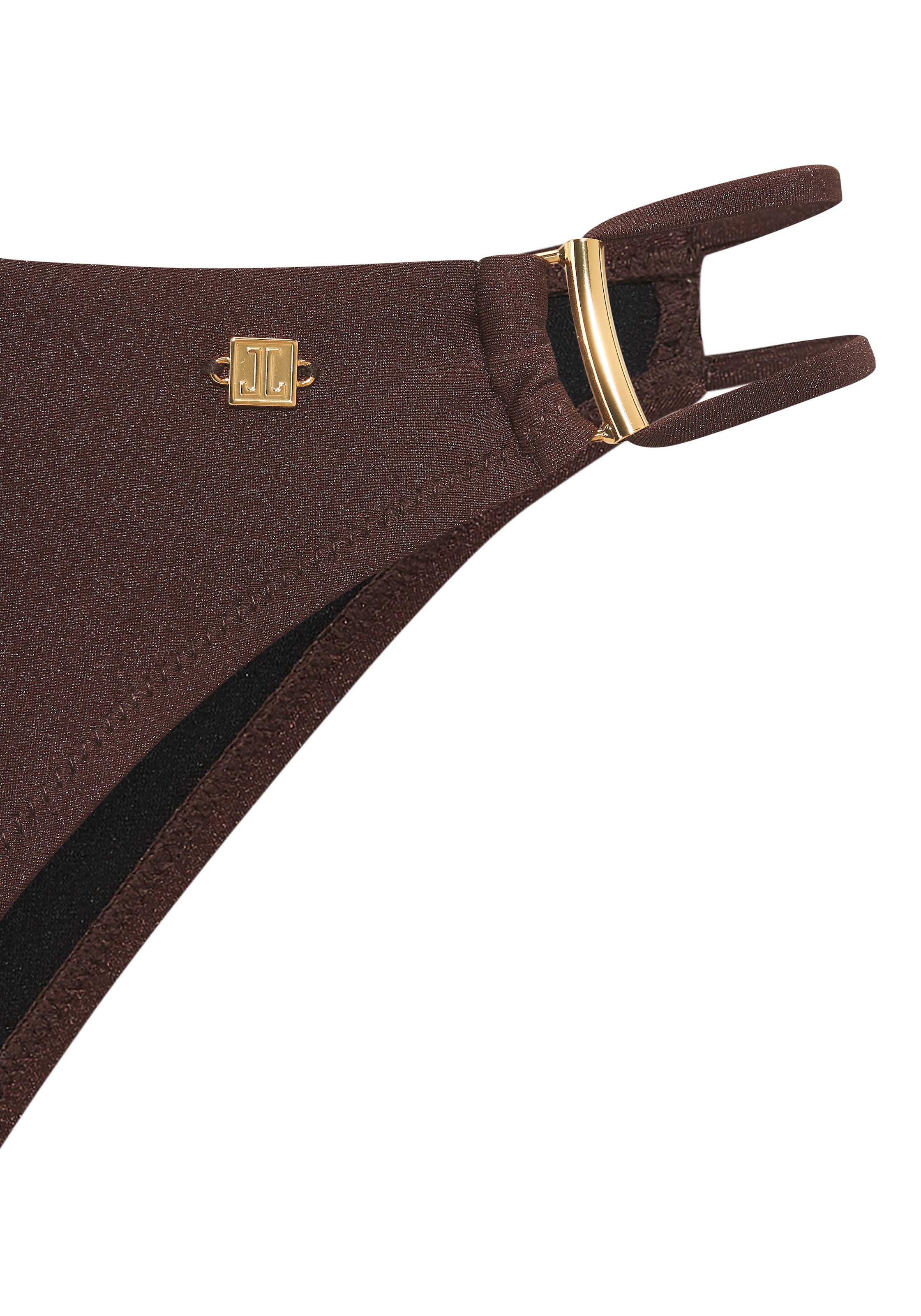 JETTE Triangel-Bikini »Giulia«, mit goldfarbener Glanzbeschichtung und Accessoires