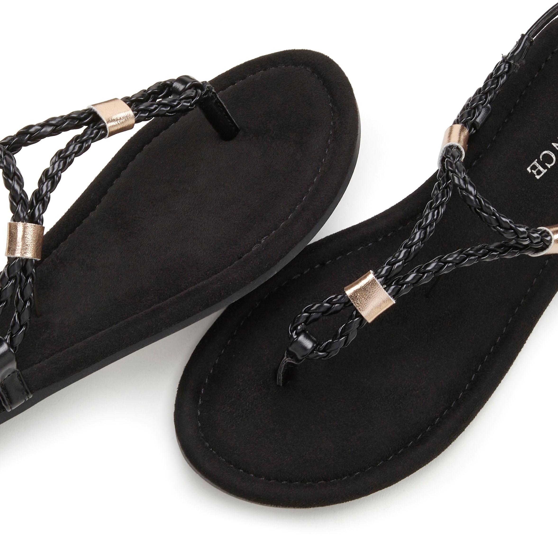 Vivance Sandale »Sommerschuh«, Zehentrenner, Sommerschuh, Sandalette mit raffinierten Riemchen