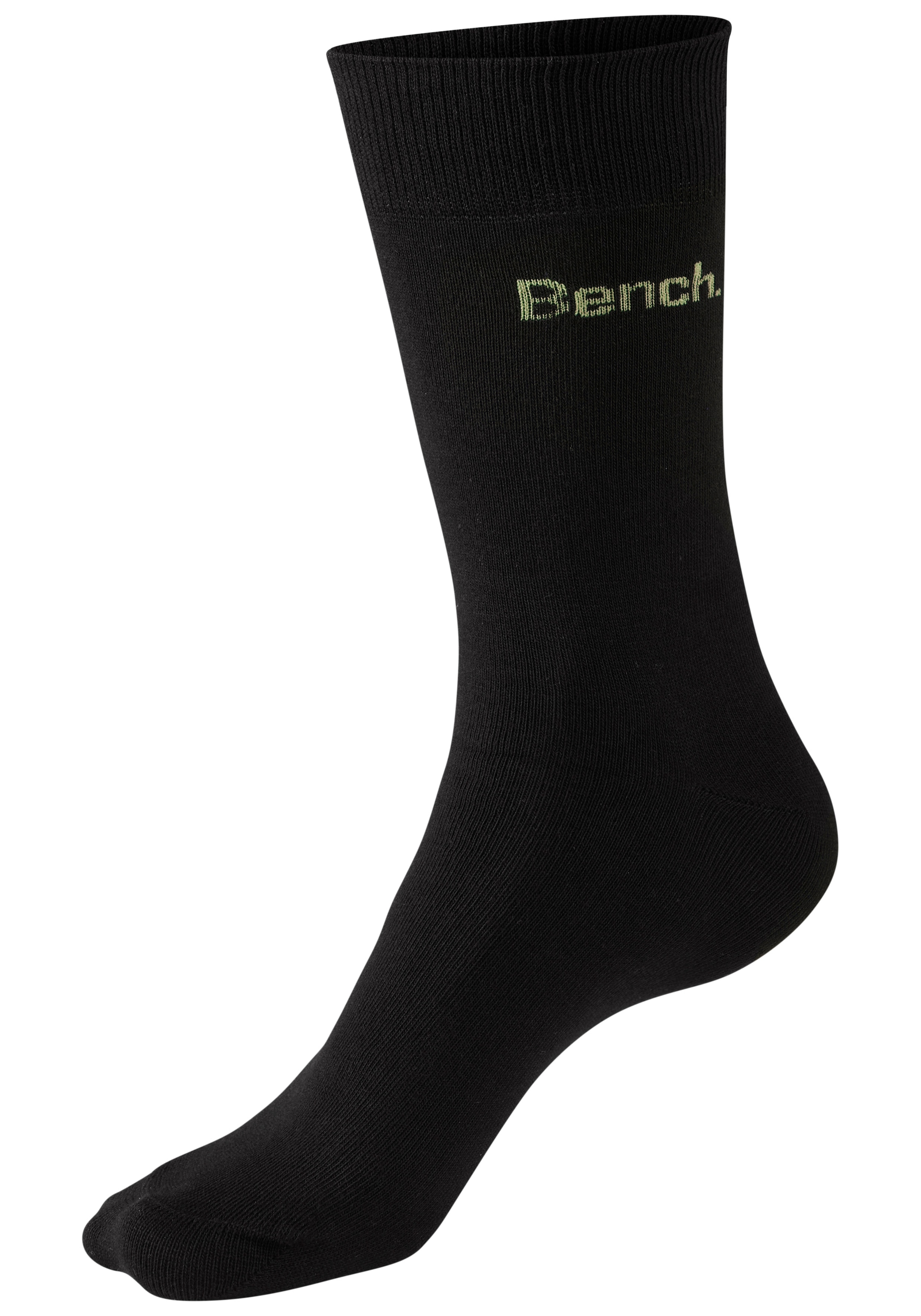 Bench. Chaussettes basiques »Herrensocken für Beruf und Freizeit« Paquet, 6 Couple tlg. avec petit logo de marque coloré