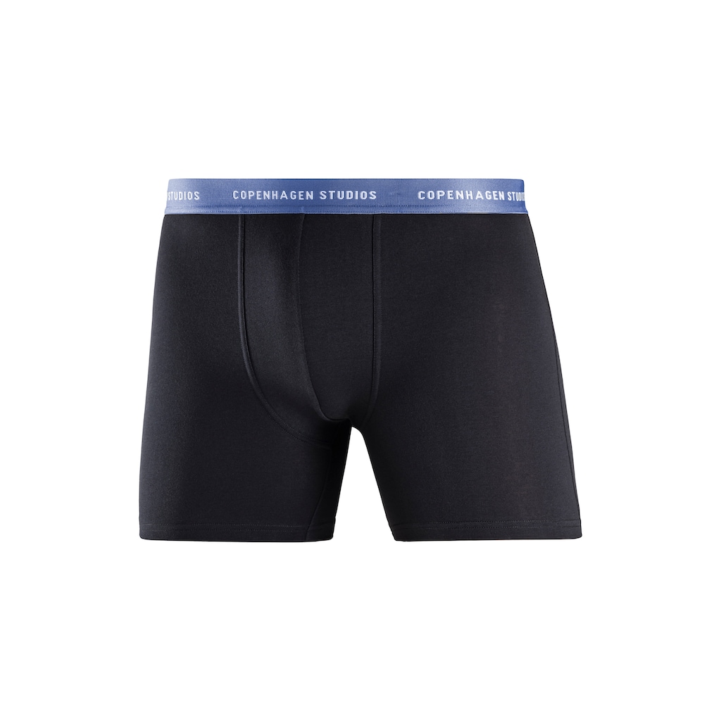 Copenhagen Studios Boxer »Boxershorts für Herren«, (3 St.), mit längerem Bein und Logobund