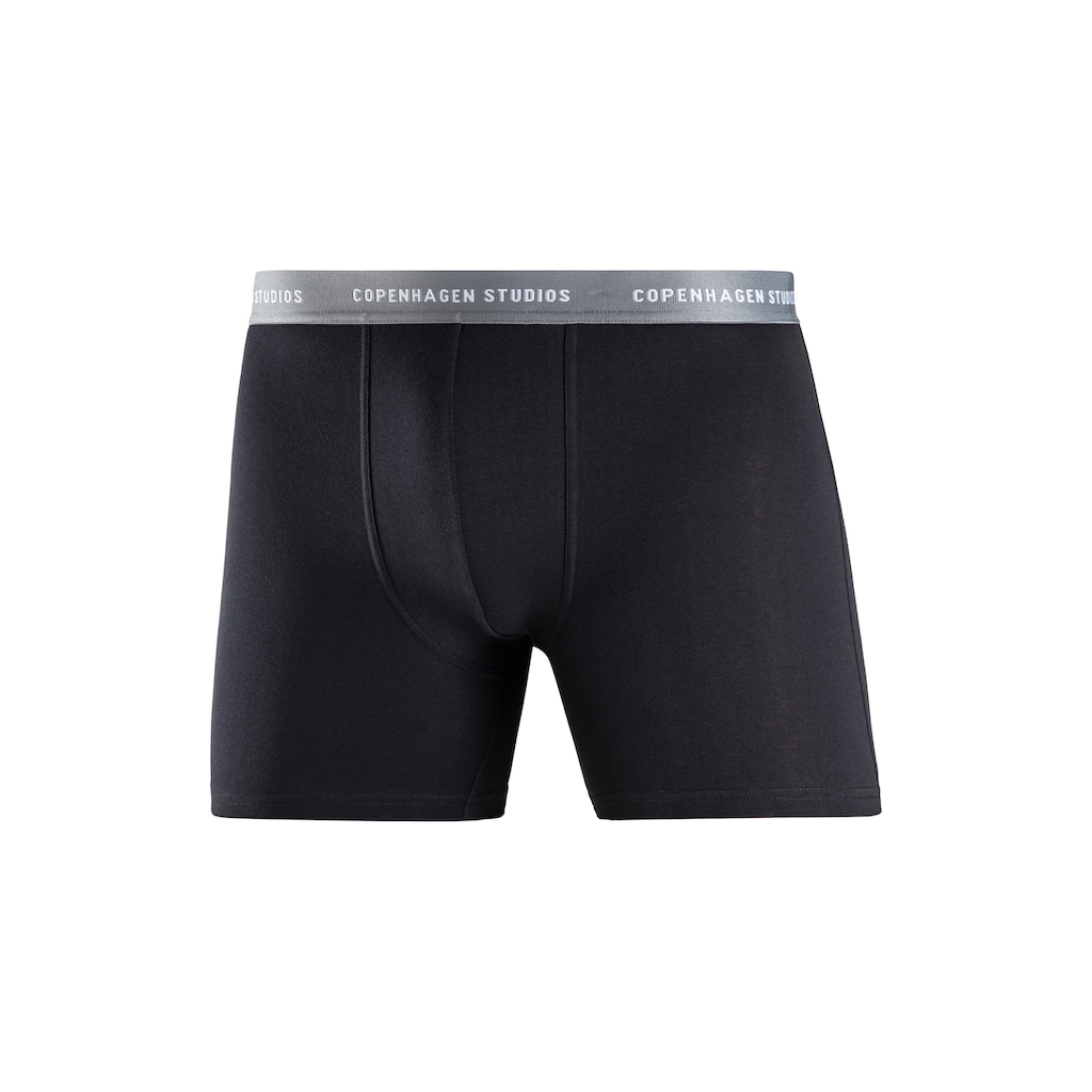 Copenhagen Studios Boxer »Boxershorts für Herren«, (3 St.), mit längerem Bein und Logobund