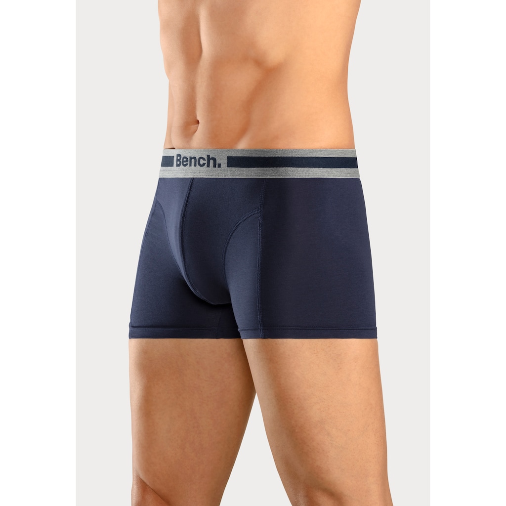 Bench. Boxer »Boxershorts für Herren«, (Packung, 4 St.), Unterhosen mit Overlock-Nähten vorn