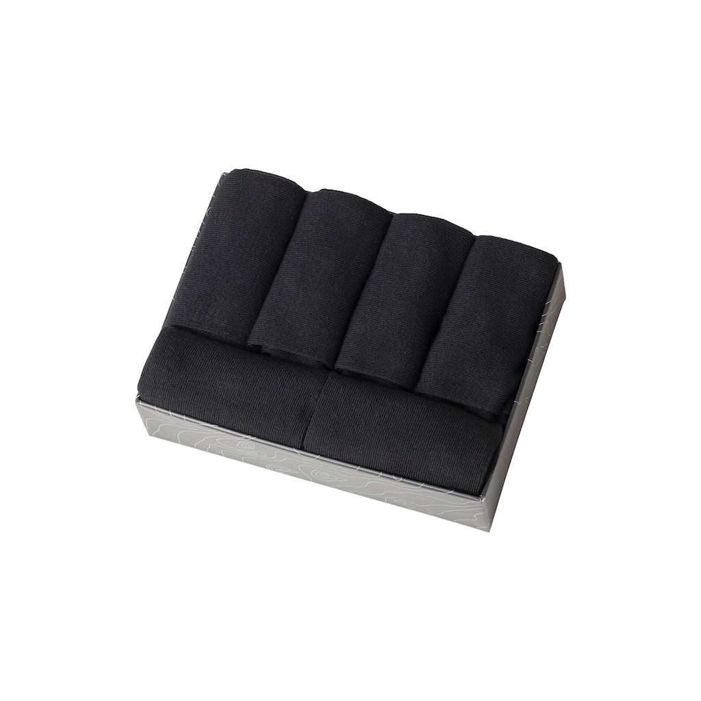 John Devin Businesssocken, (Packung, 6 Paar), lange Form, wertig in Box verpackt