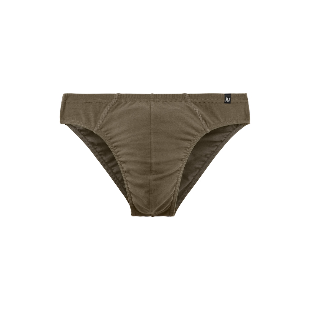 le jogger® Slip, (Packung, 4 St.), schmaler Bund mit Markenlabel