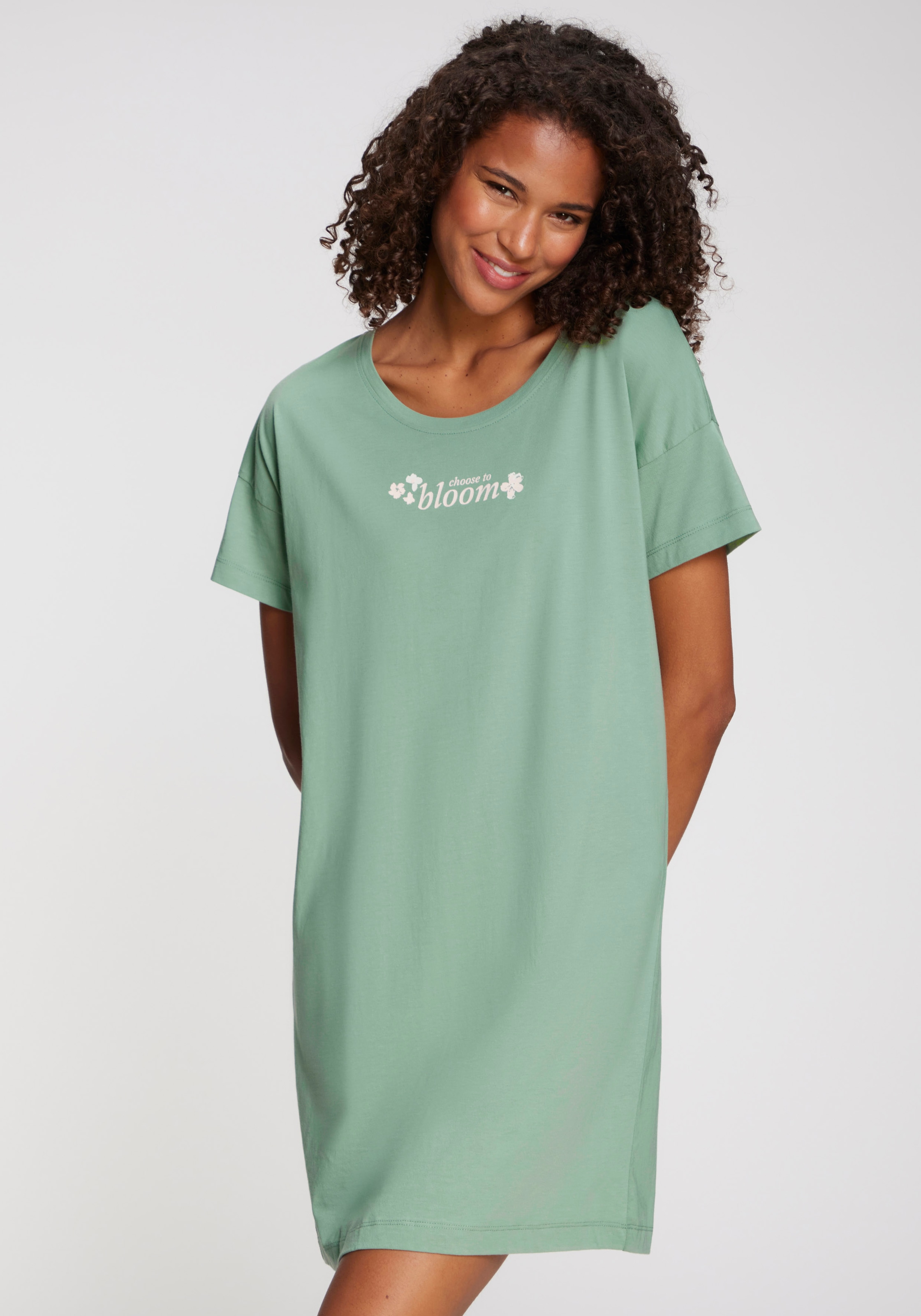 s.Oliver Nachthemd mit kleinem Frontprint