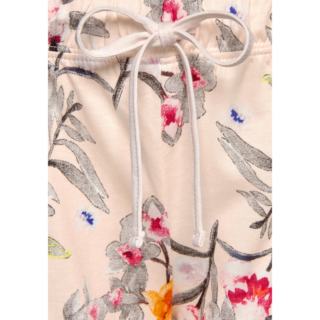 s.Oliver Shorty, (2 tlg.), Shorty mit Blumenmuster