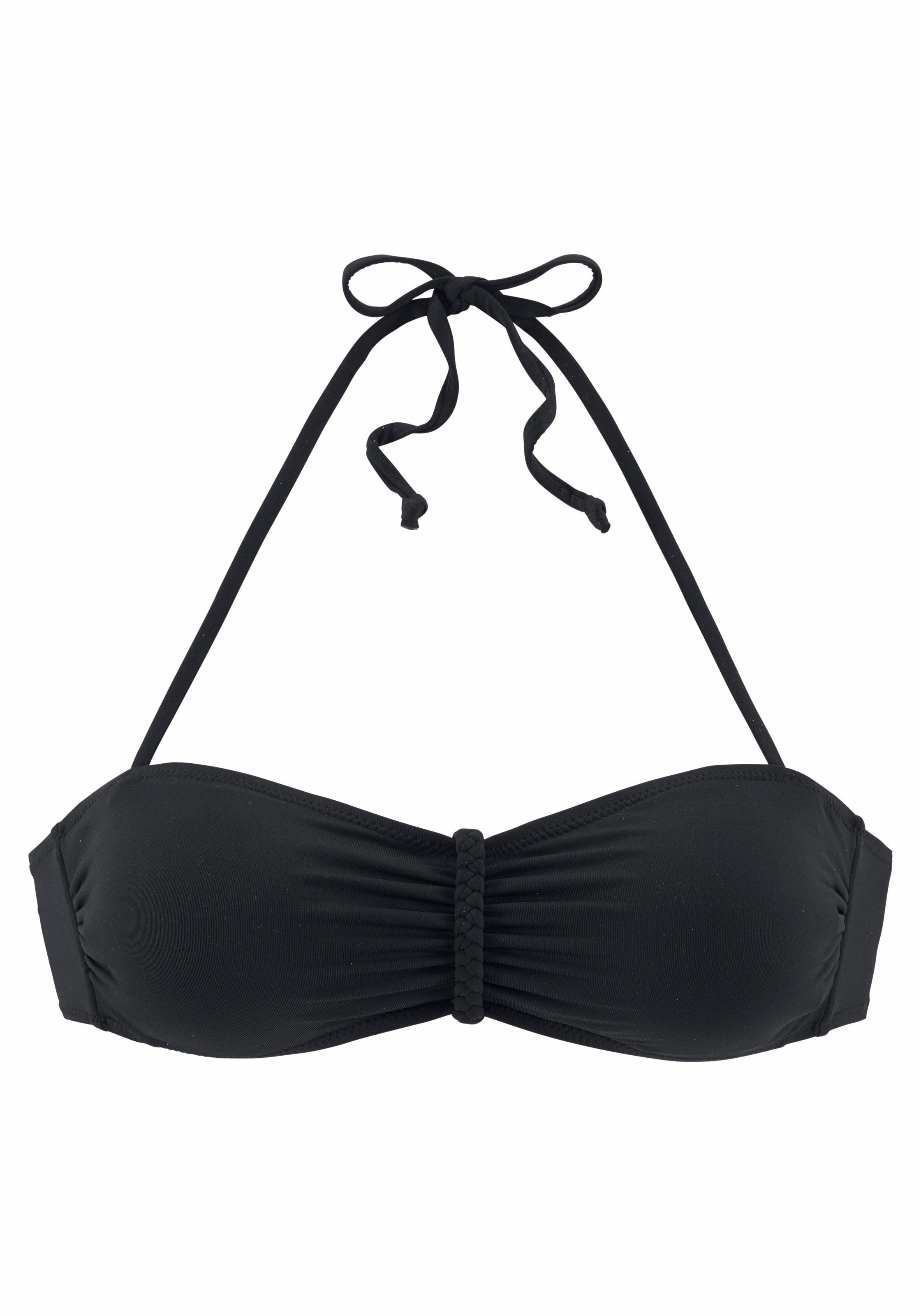 Buffalo Bandeau-Bikini-Top "Happy" mit geflochtenem Detail