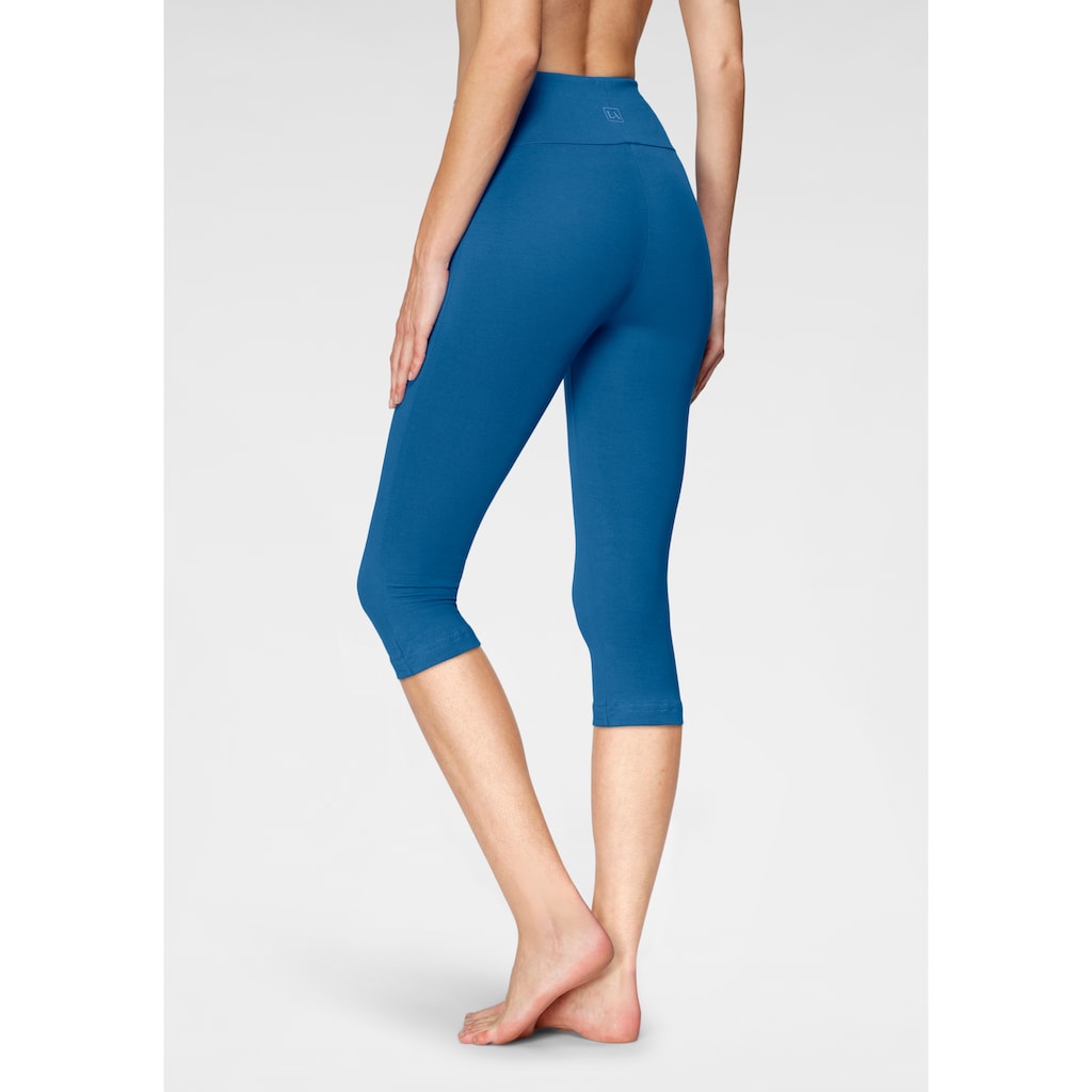 LASCANA Caprileggings, mit breitem, weichen Bündchen