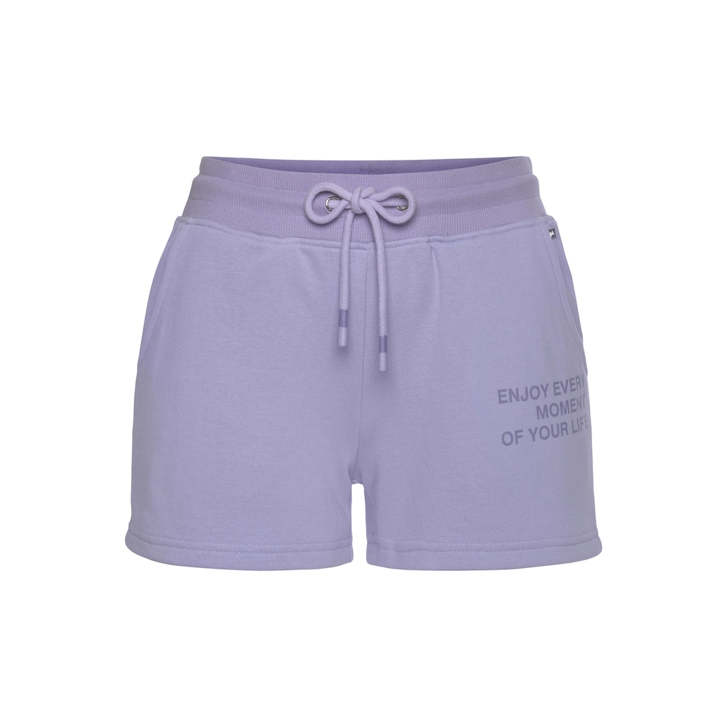 Buffalo Sweatshorts, mit Statement Druck, Loungewear