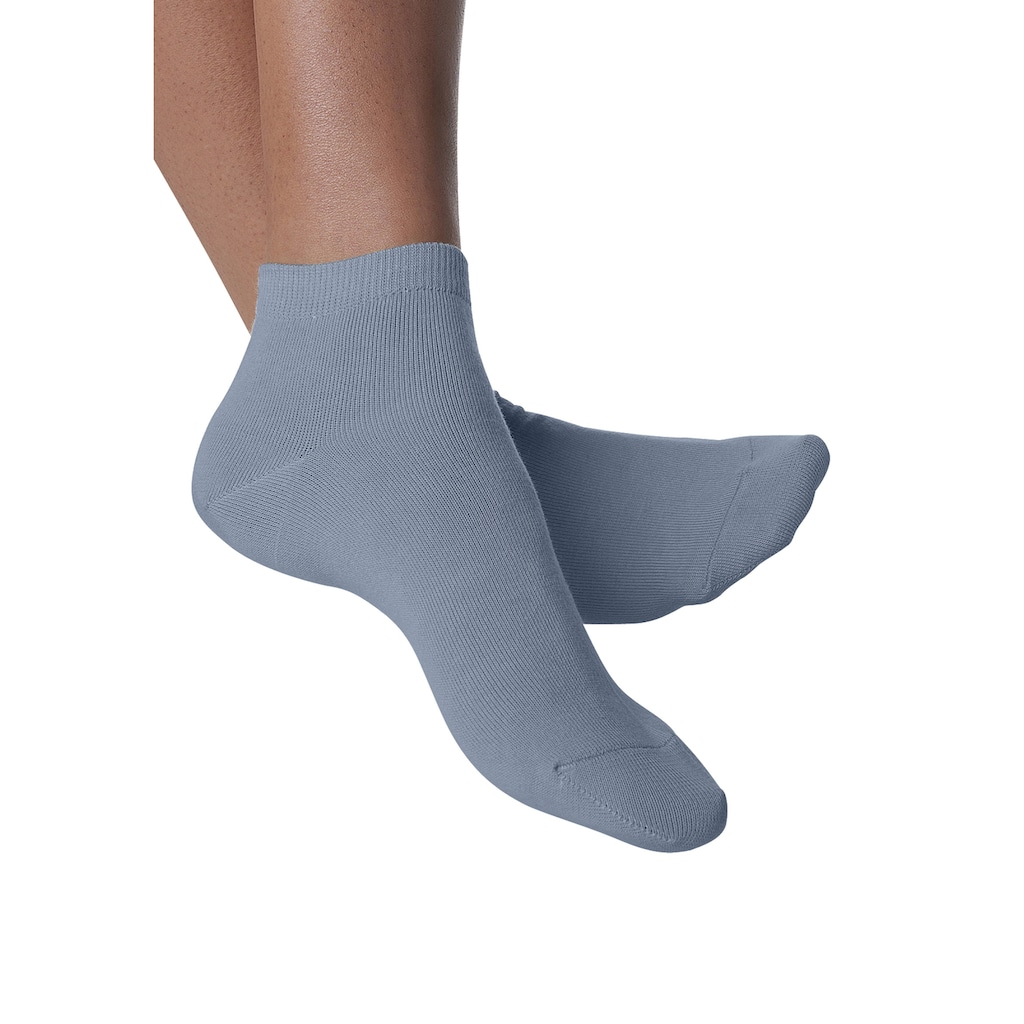 H.I.S Kurzsocken, (Packung, 10 Paar), mit verstärkter Ferse und Spitze