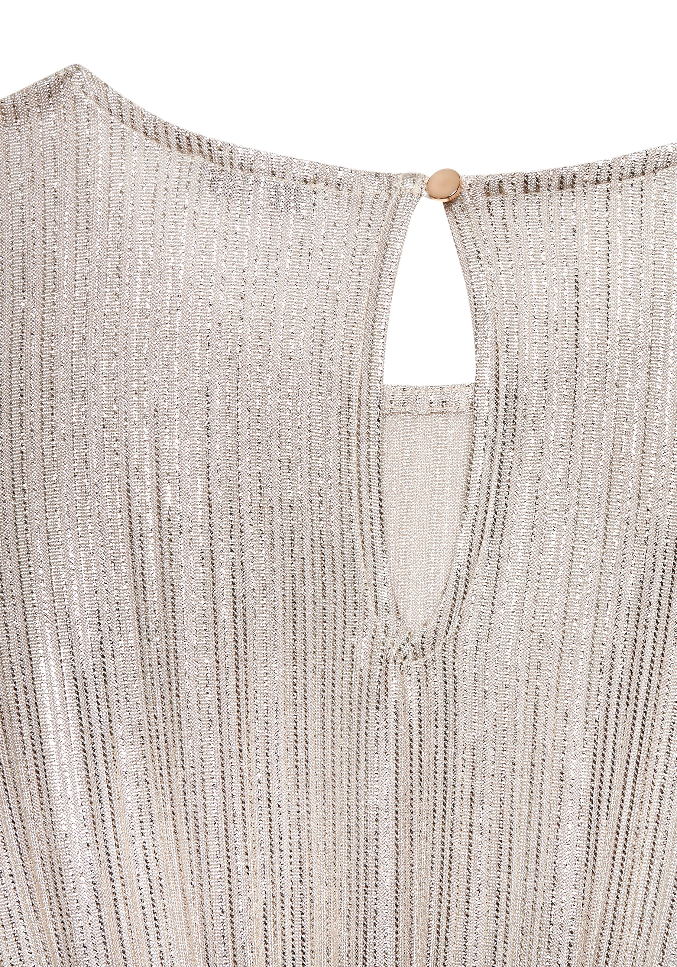 LASCANA Sommerkleid, mit Glitzerfäden im Material, Partykleid, leicht transparent