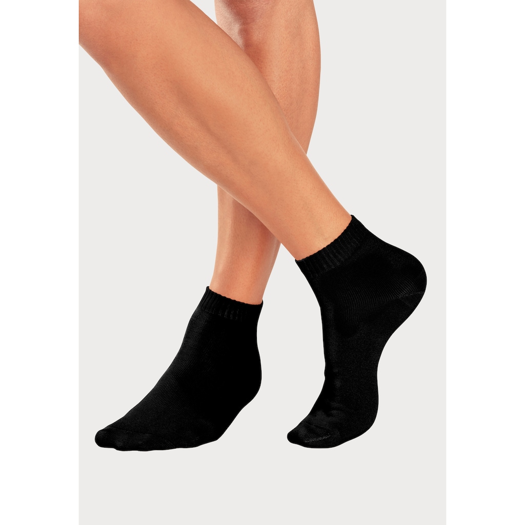 H.I.S Kurzsocken, (Packung, 14 Paar), mit eingestricktem Markenlogo im Innenbund