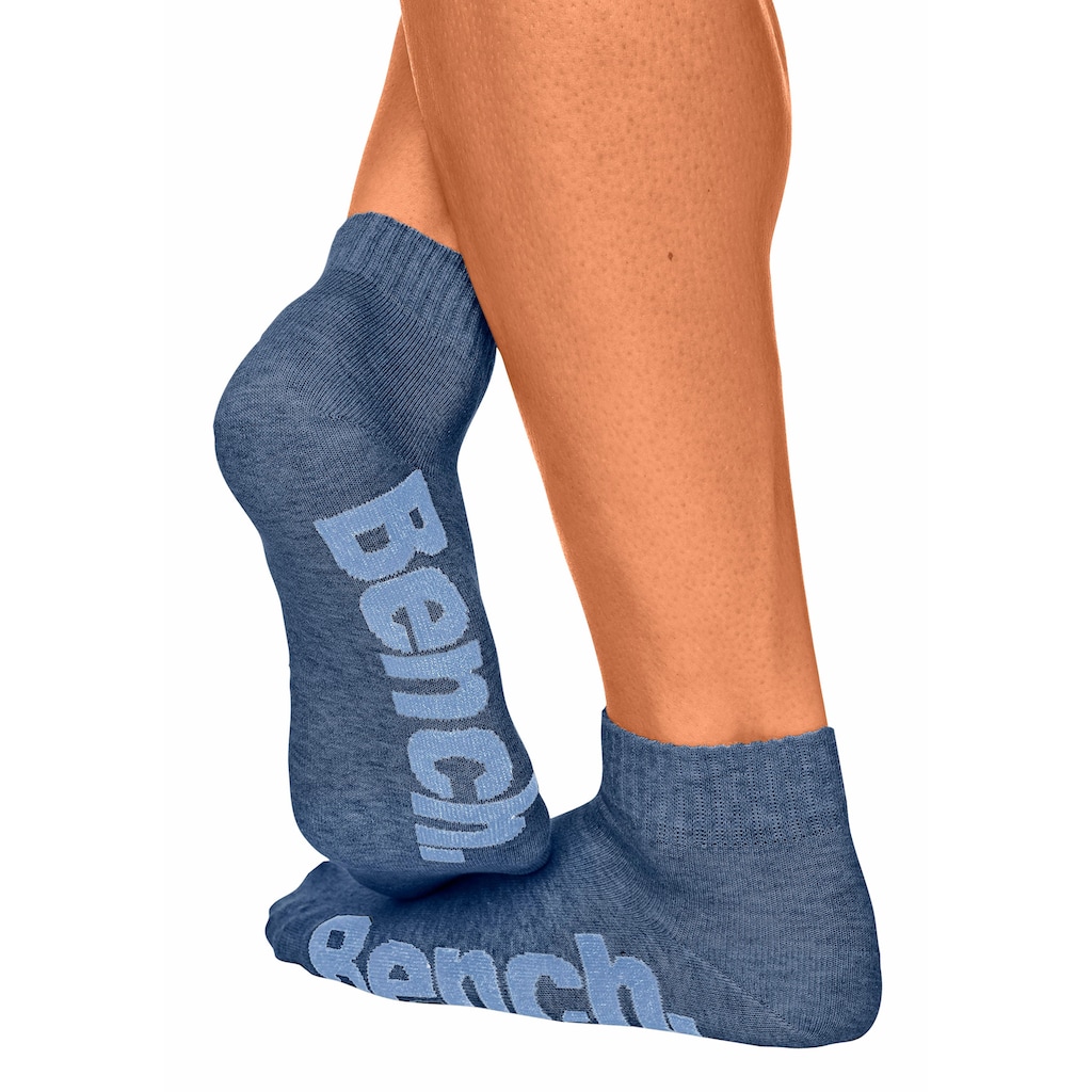 Bench. Kurzsocken, (Packung, 3 Paar), mit bequemen Rippbündchen