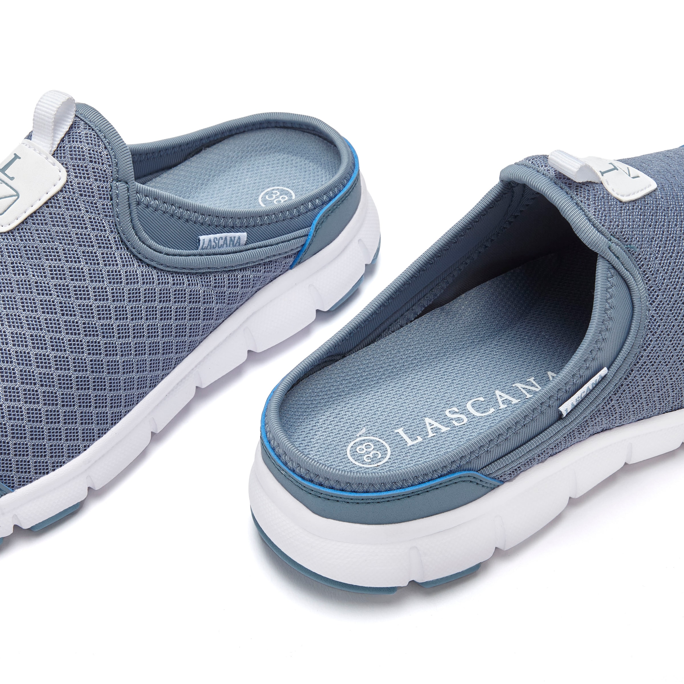 LASCANA Slip-On Sneaker, Sabot, Clogs aus leichtem Mesh-Material