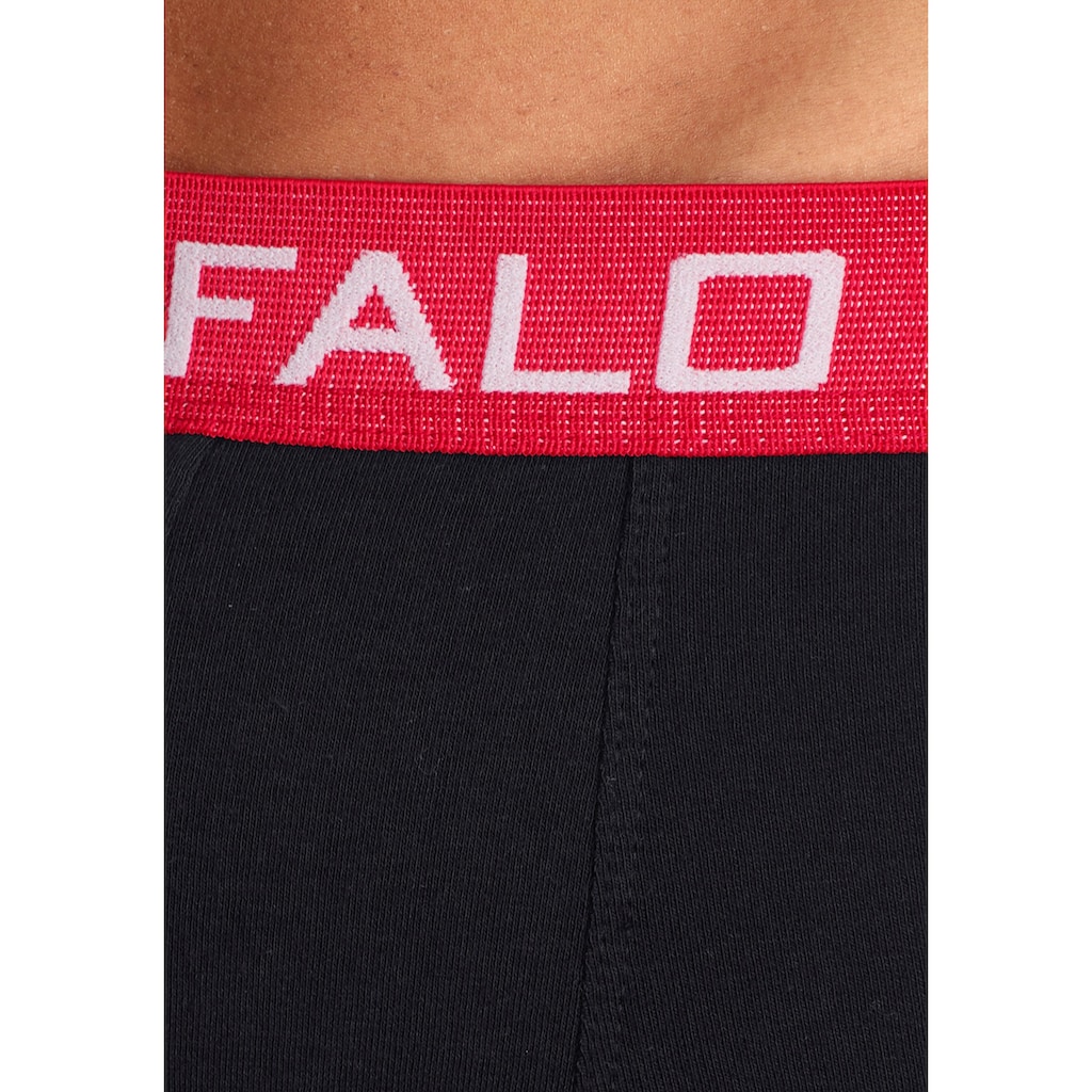 Buffalo Hipster, (Packung, 4 St.), knapp sitzende Boxershorts mit Kontrastbund aus Baumwollmischung