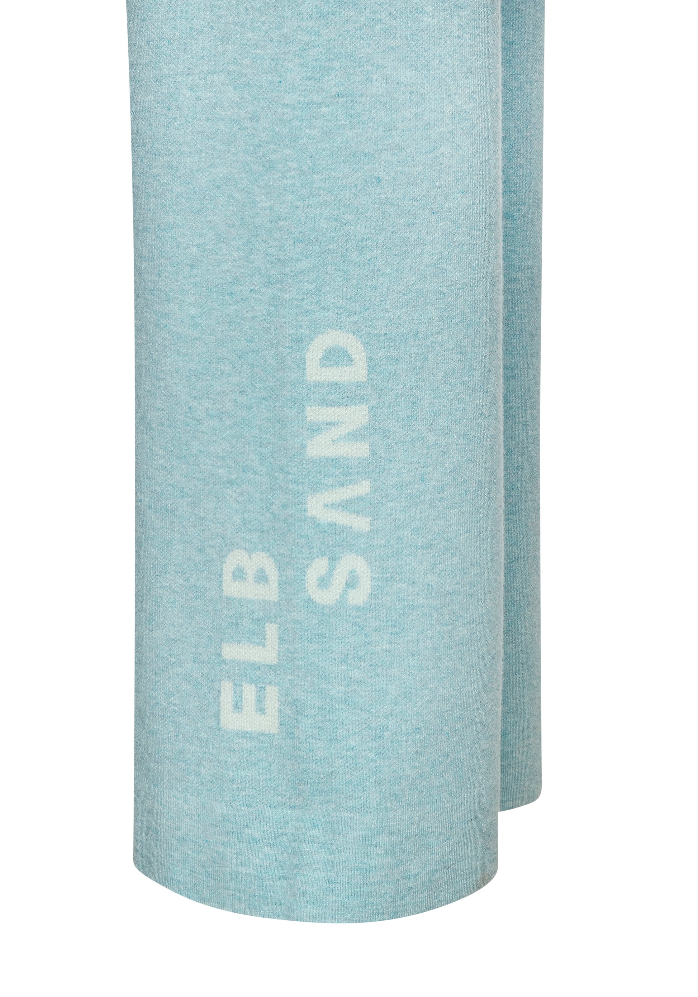 Elbsand Strickhose  mit weitem Bein und eingestricktem Logo, Loungewear