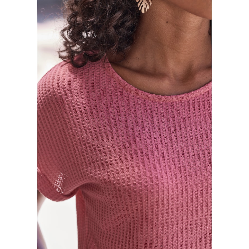 Vivance Kurzarmshirt »aus weicher Piqué-Qualität«