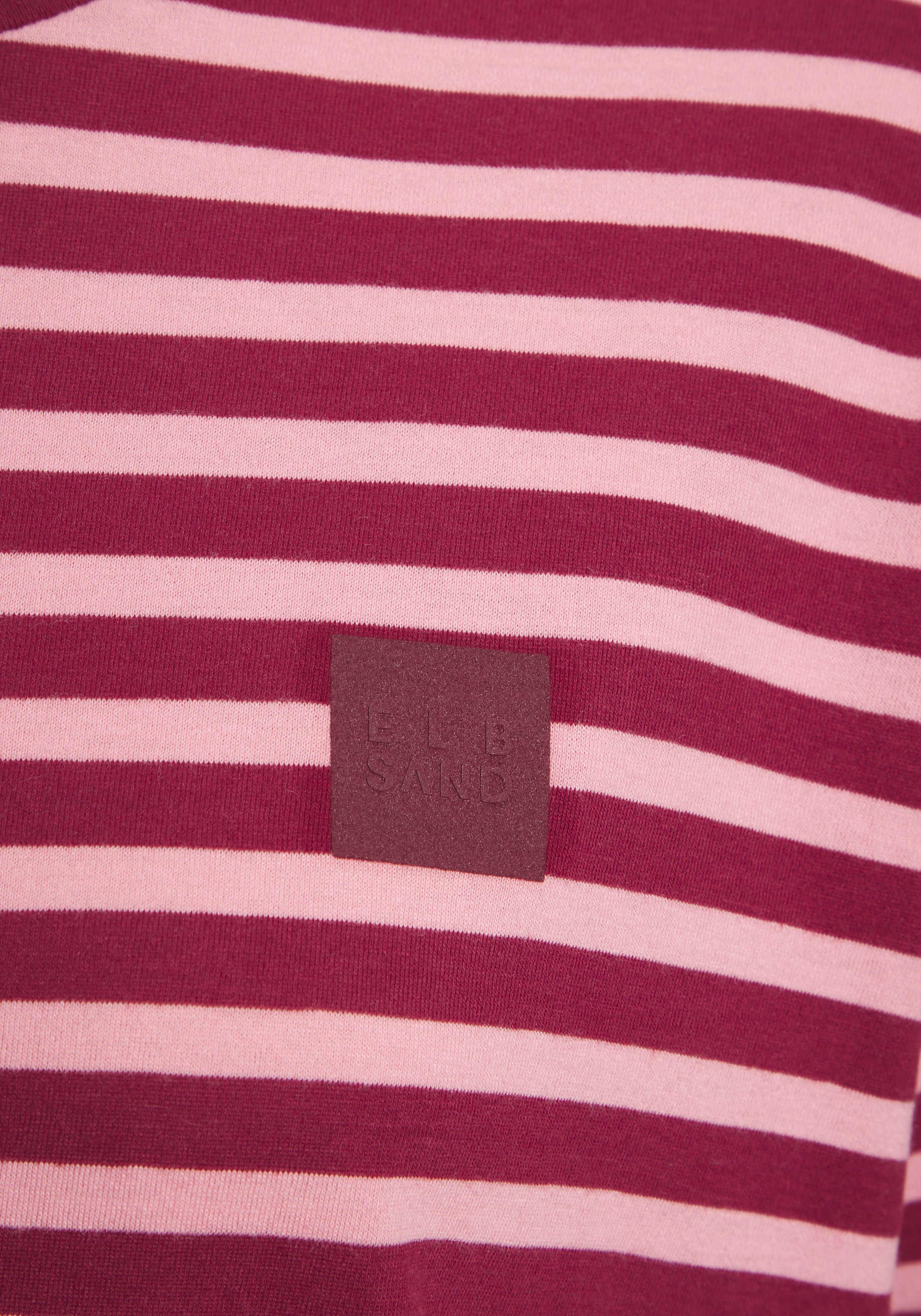 Elbsand T-Shirt mit halblangen Ärmeln uns Streifenoptik