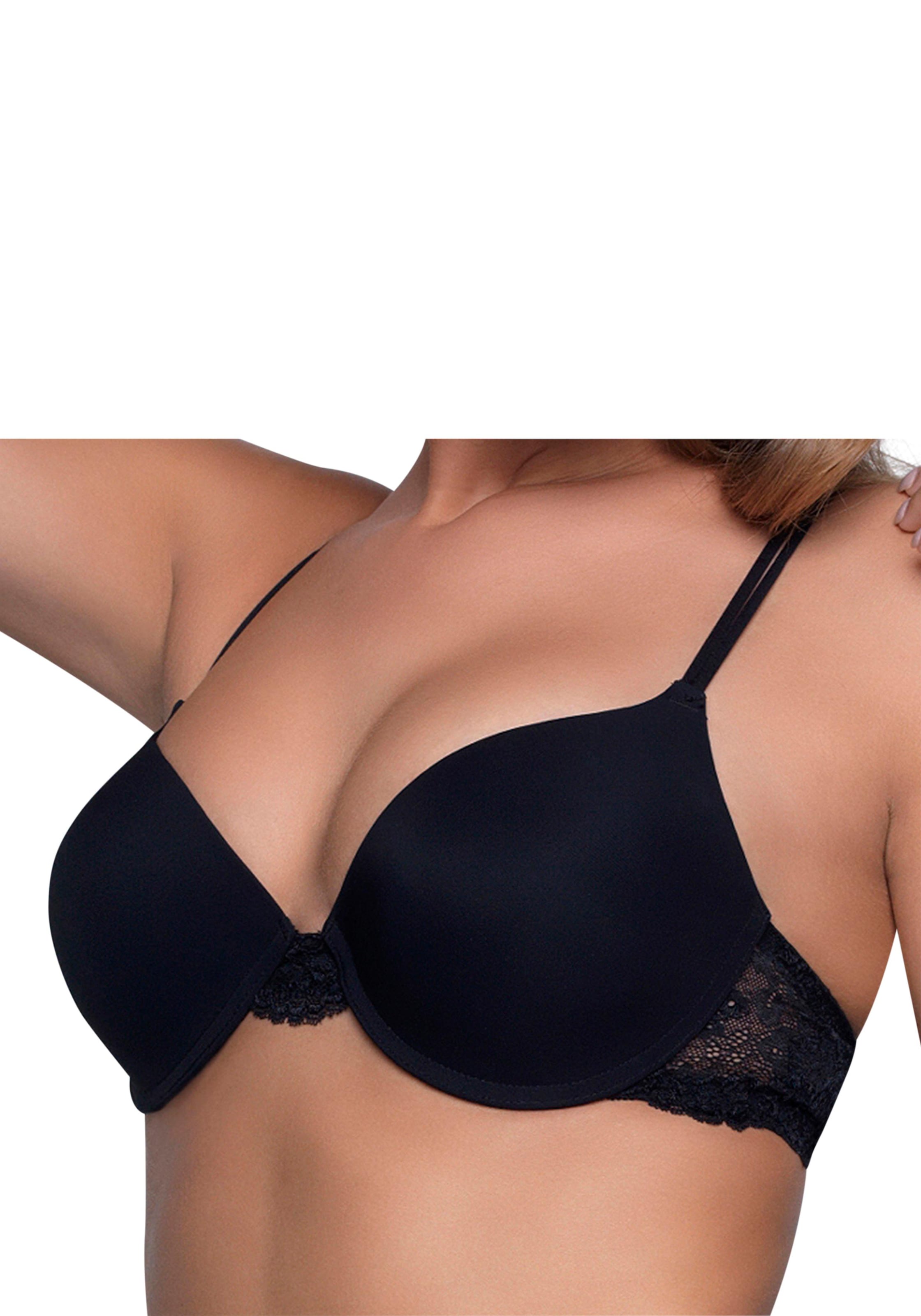 After Eden Soutien-gorge push-up »BOOST« glatte Cups, Gelkissen, mit Bügel, mit Spitze, push up, feminin