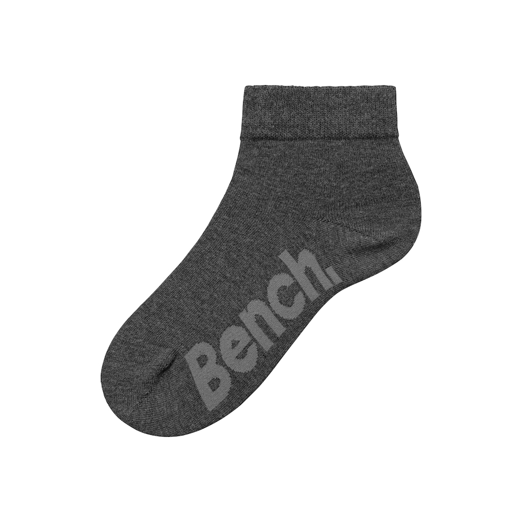 Bench. Kurzsocken, (Federtasche, 7 Paar), in ansprechendem Mäppchen mit Reissverschluss