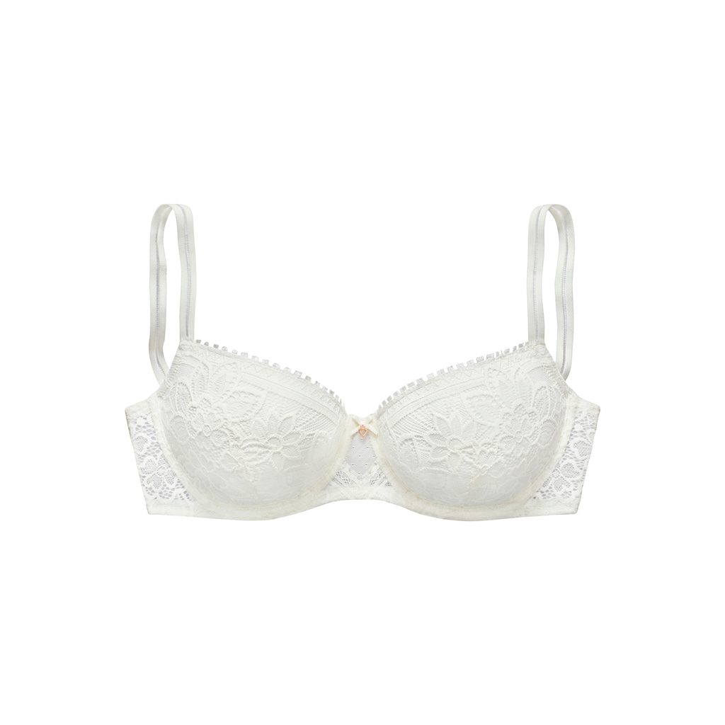 LASCANA Schalen-BH, mit Bügel aus blumiger Jacquardspitze, sexy Dessous