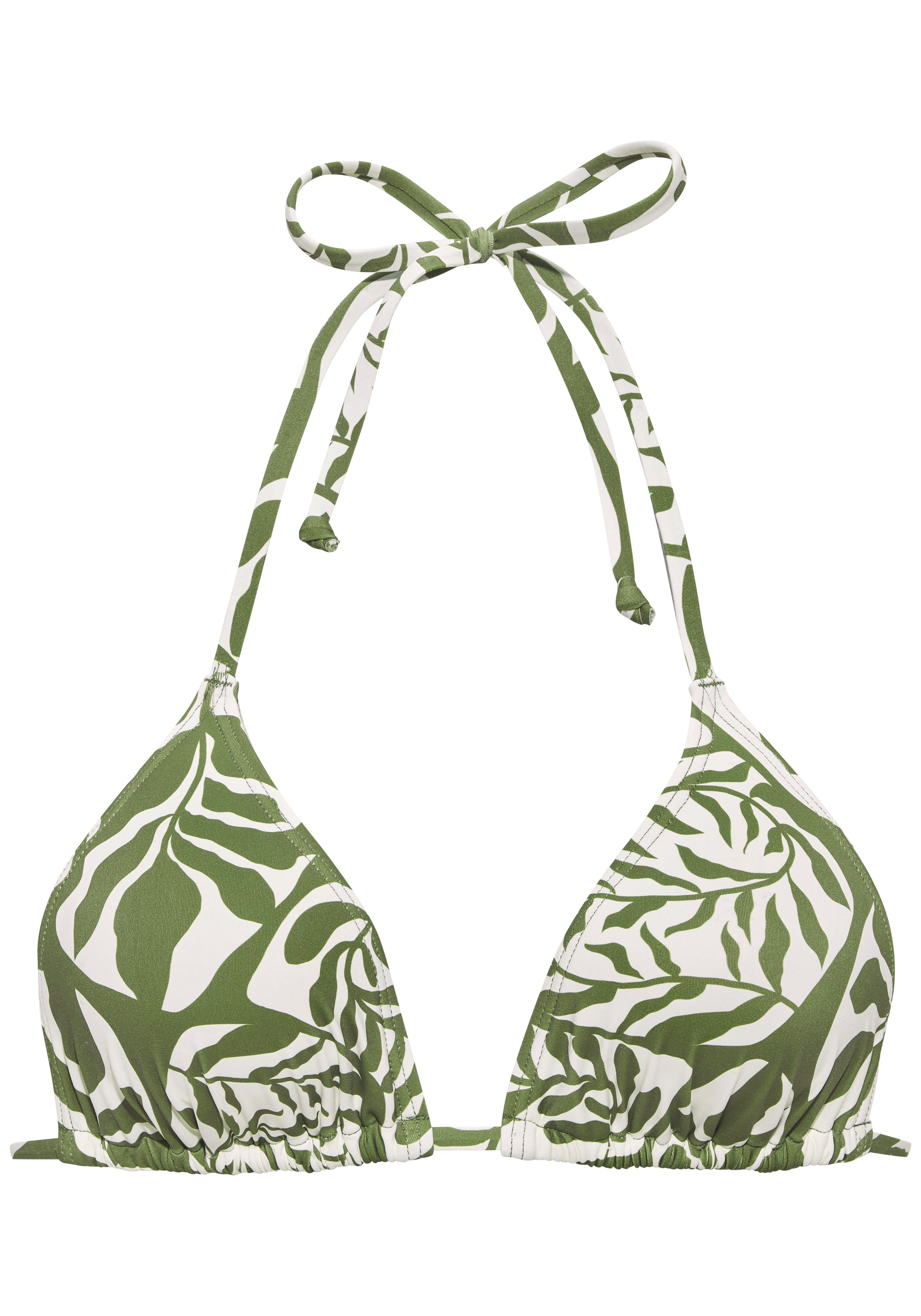 Buffalo Top bikini triangle »Jola« avec design moderne à feuilles