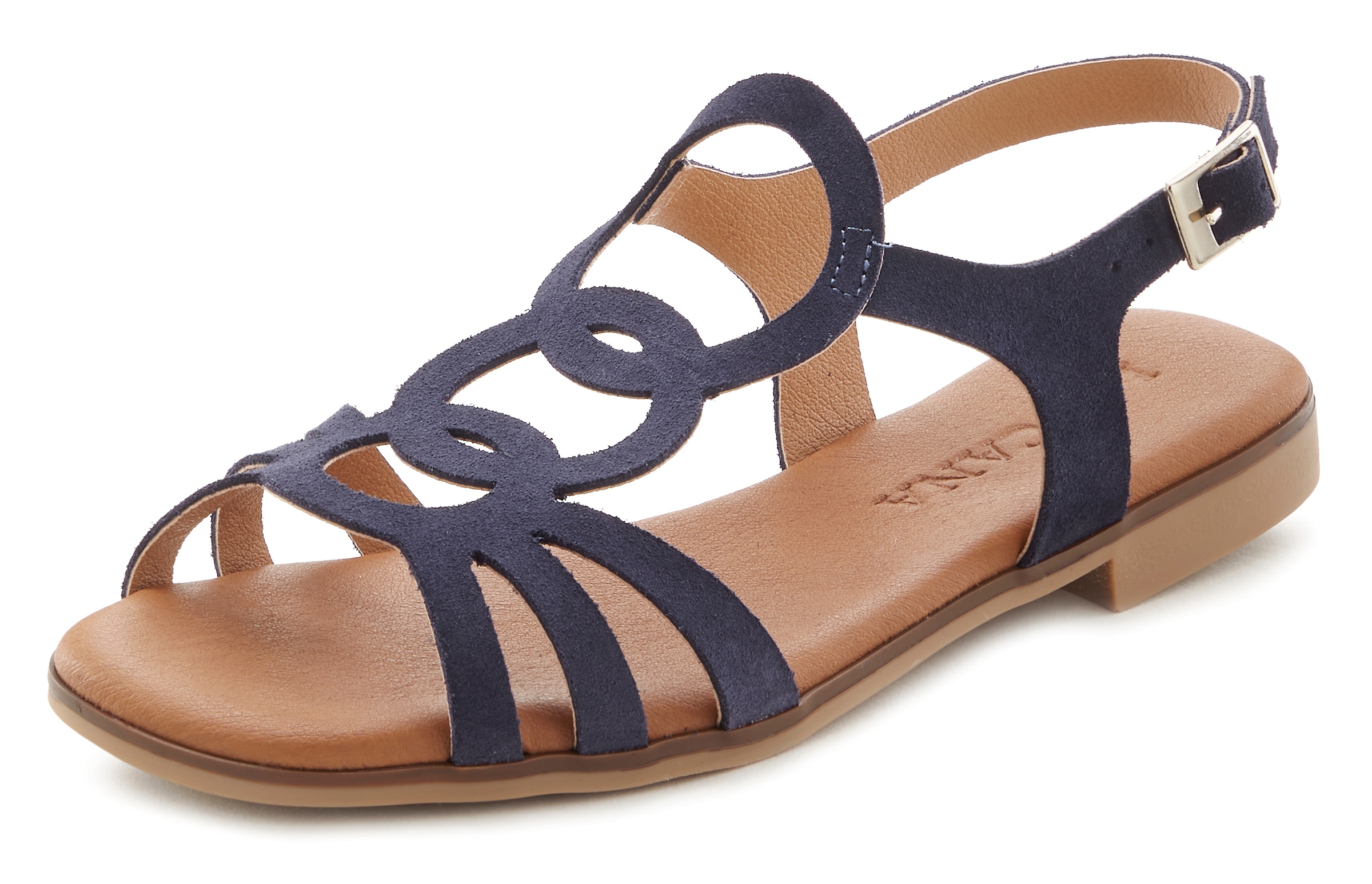 LASCANA Sandale »Sommerschuh«, aus hochwertigem Leder, Sandalette, Sommerschuh