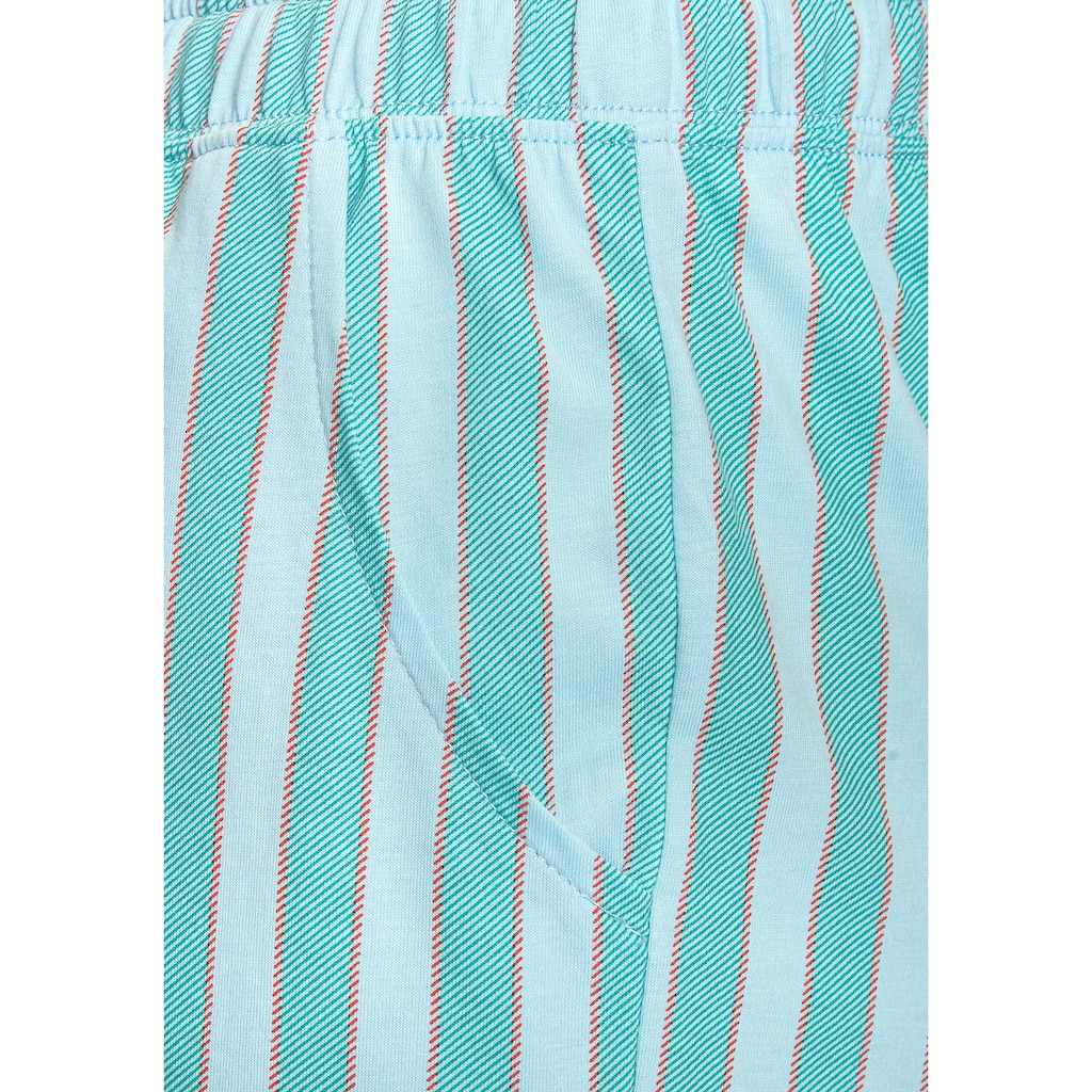Vivance Dreams Shorty, (Set, 2 tlg.), mit zartem Streifenmuster