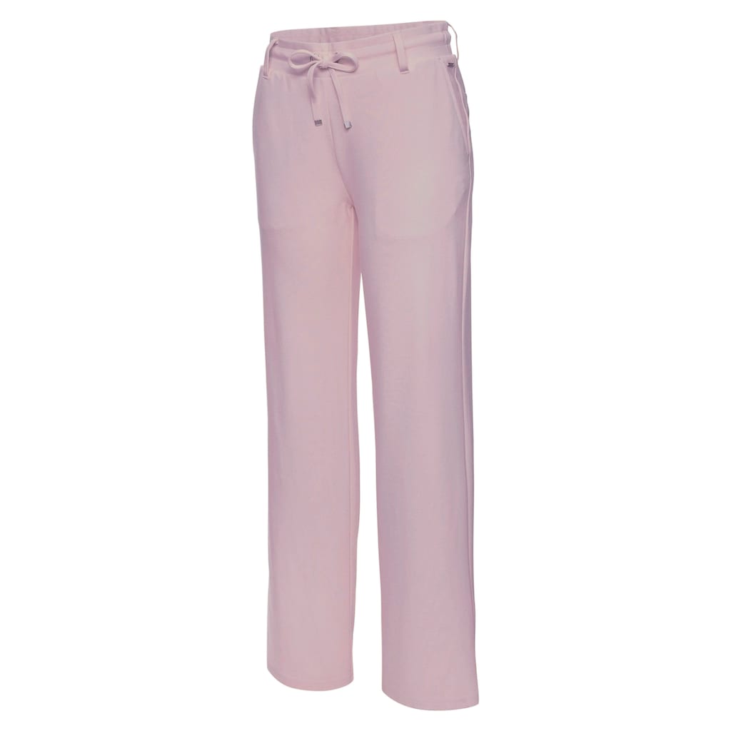 LASCANA Homewearhose, in weich fliessendem Material, Loungewear