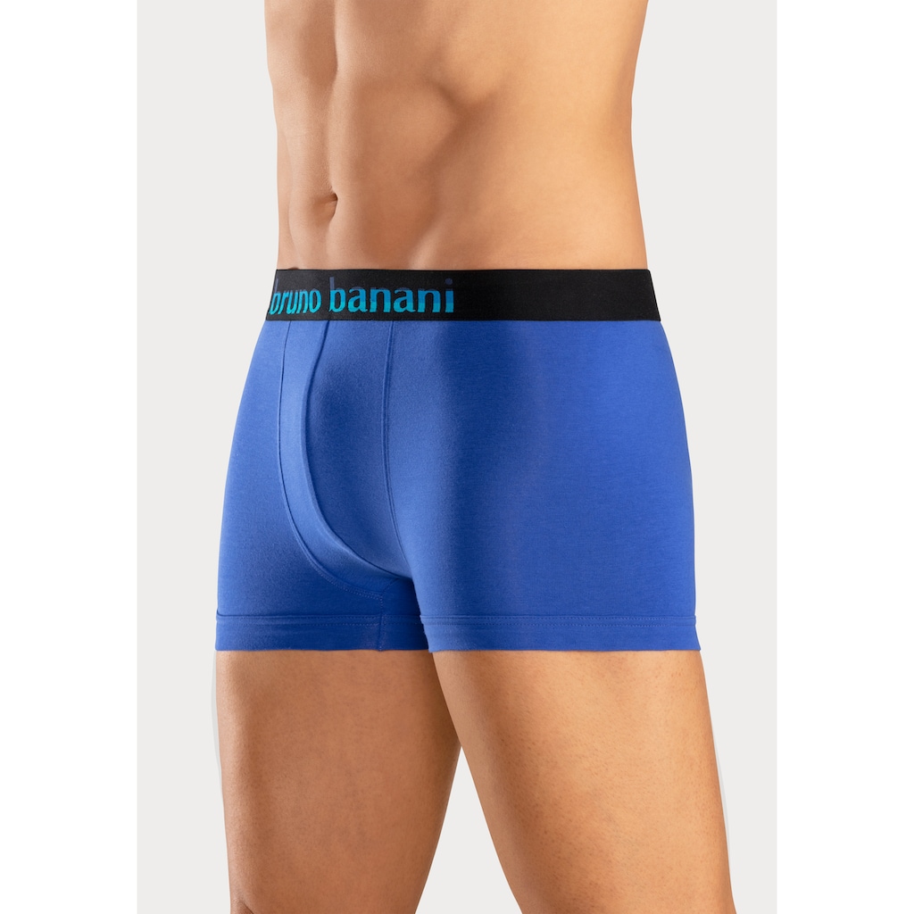 Bruno Banani Boxer »Boxershorts für Herren«, (Packung, 5 St.), mit Streifen Logo Webbund