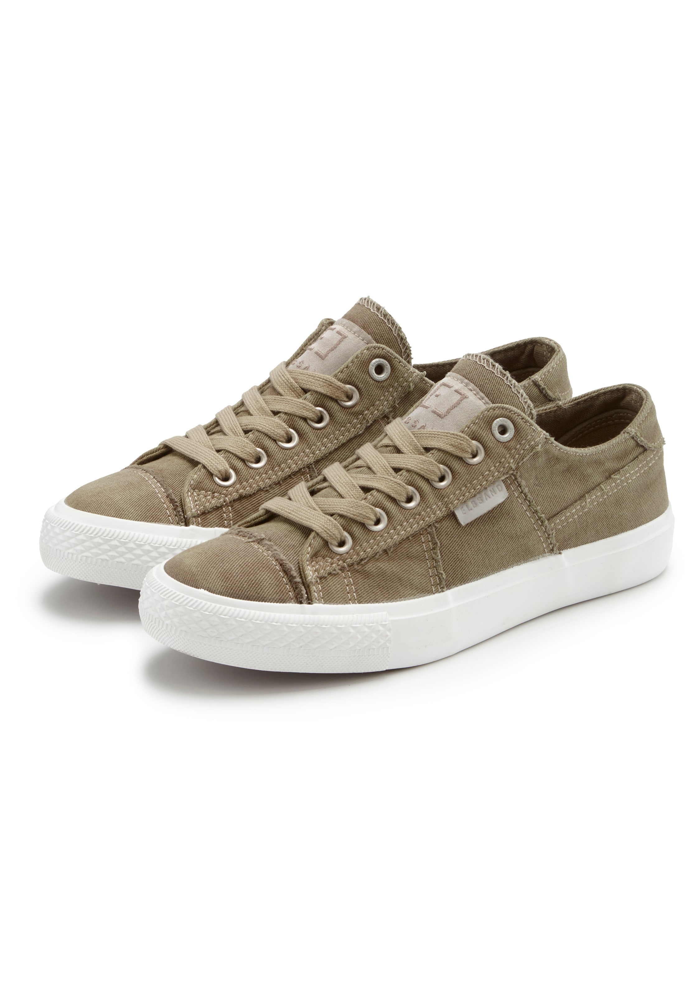 Elbsand Sneaker »Schnürschuh,« Schnürhalbschuh, Freizeitschuh aus Textil, Used-Look VEGAN