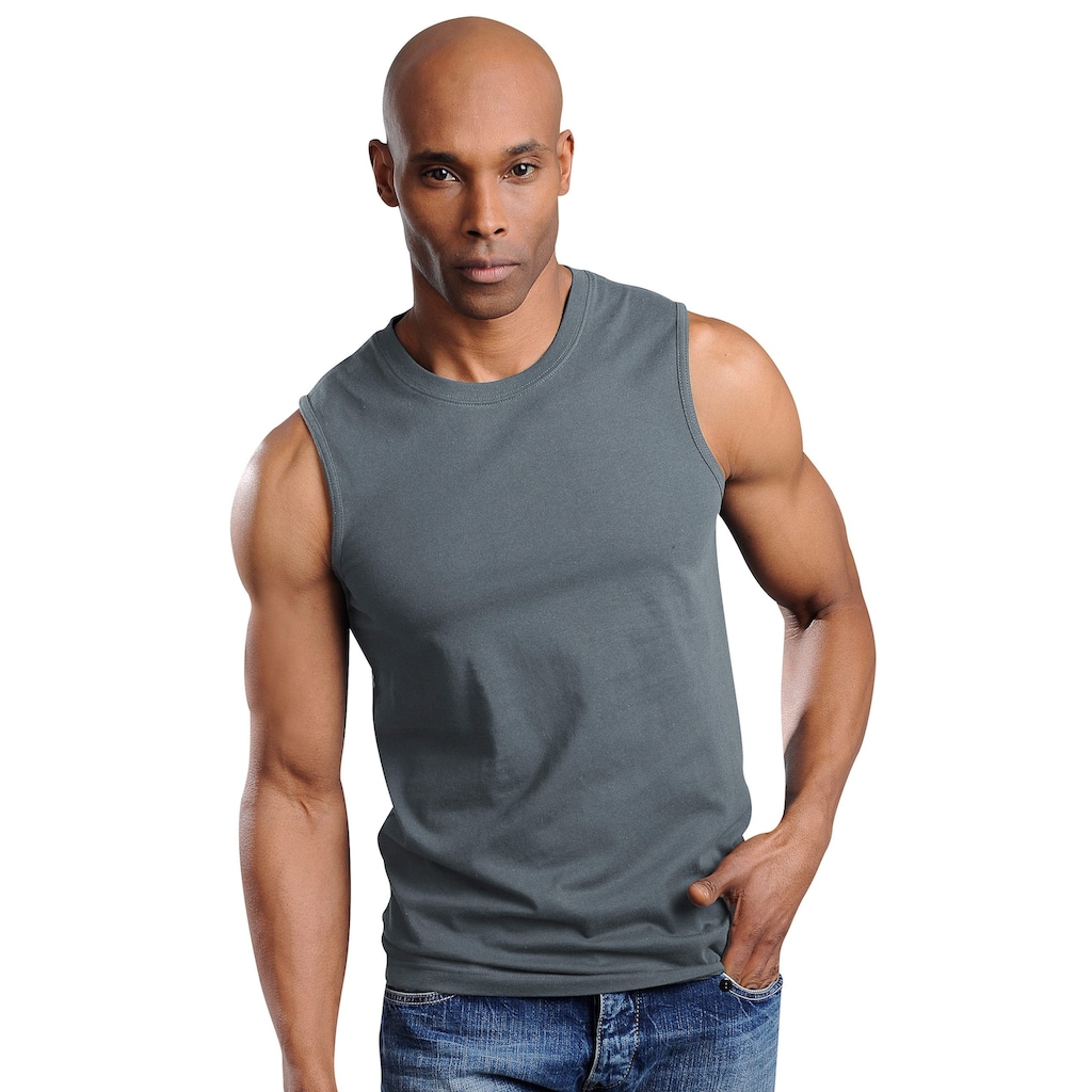 H.I.S Muscleshirt, (Packung, 3 tlg.), mit Rundhalsausschnitt