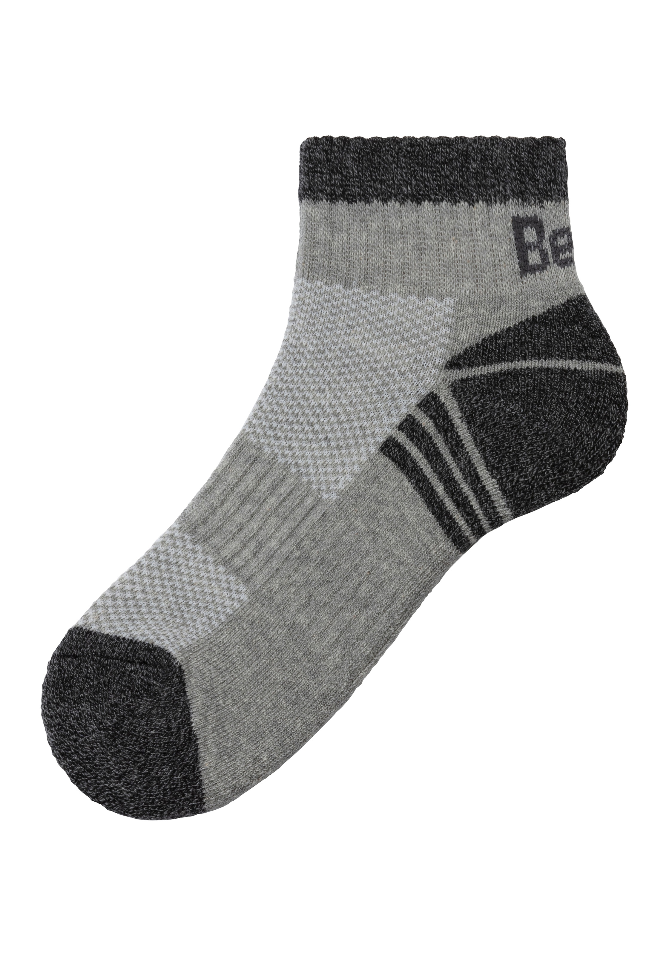 Bench. Kurzsocken Packung, 3 Stk. tlg. mit Mittelfussgummi und Pikee