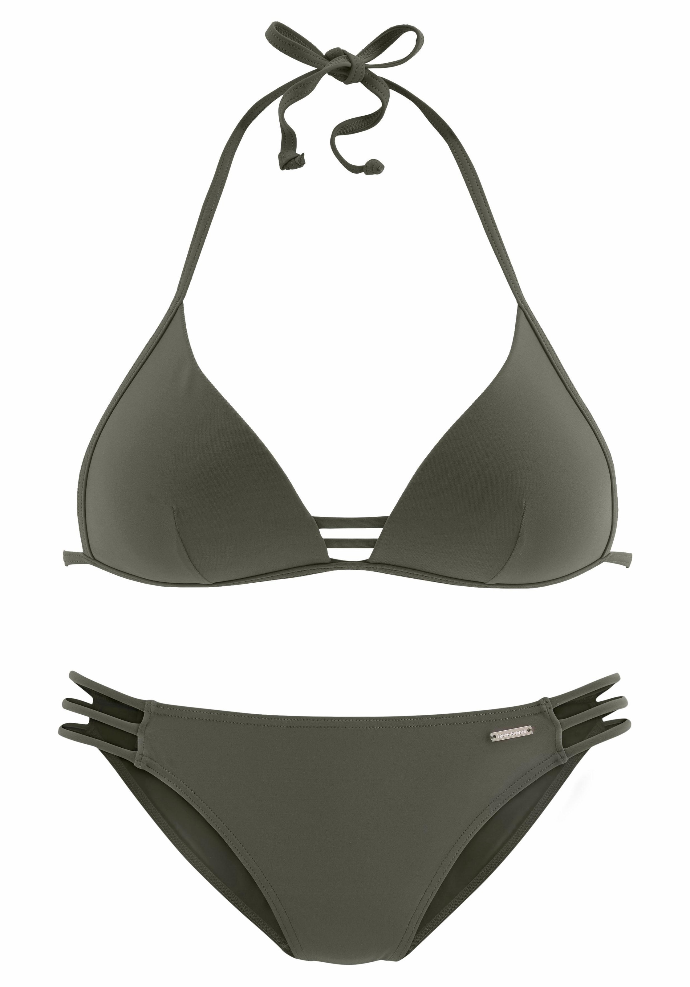 Bruno Banani Triangel-Bikini mit Zierbändern