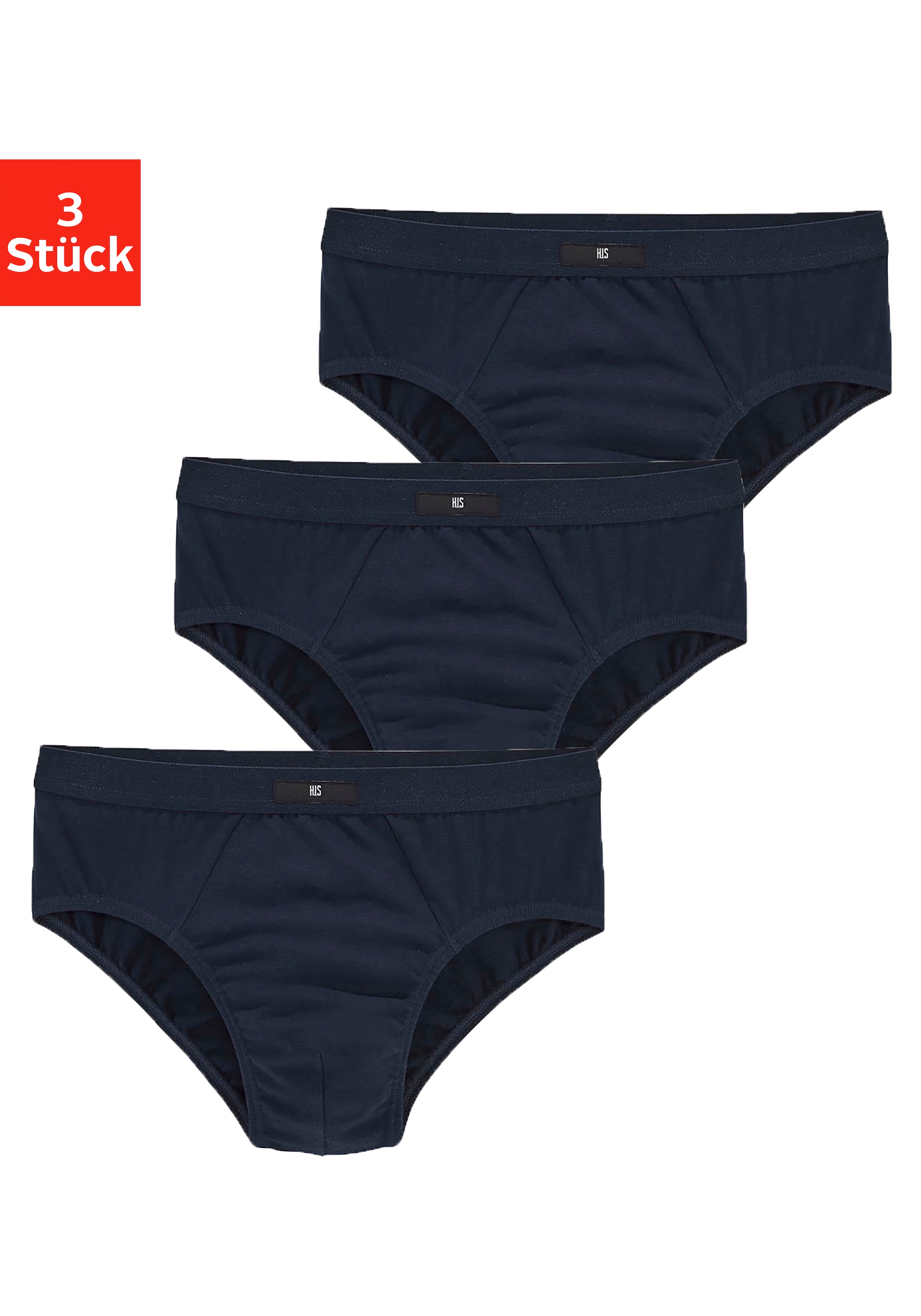 H.I.S Slip Packung, 3 Stk. ohne Seitennaht