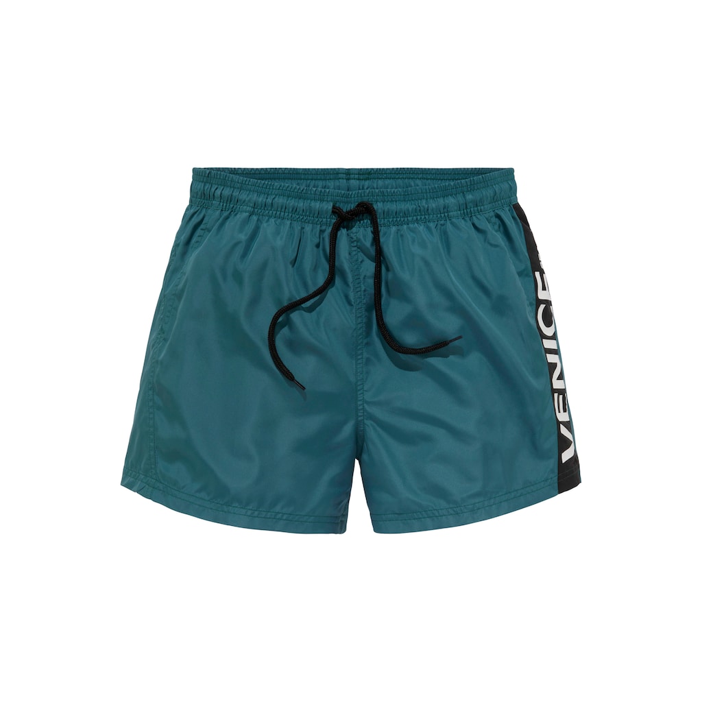Venice Beach Badeshorts, mit grossem Markenschriftzug