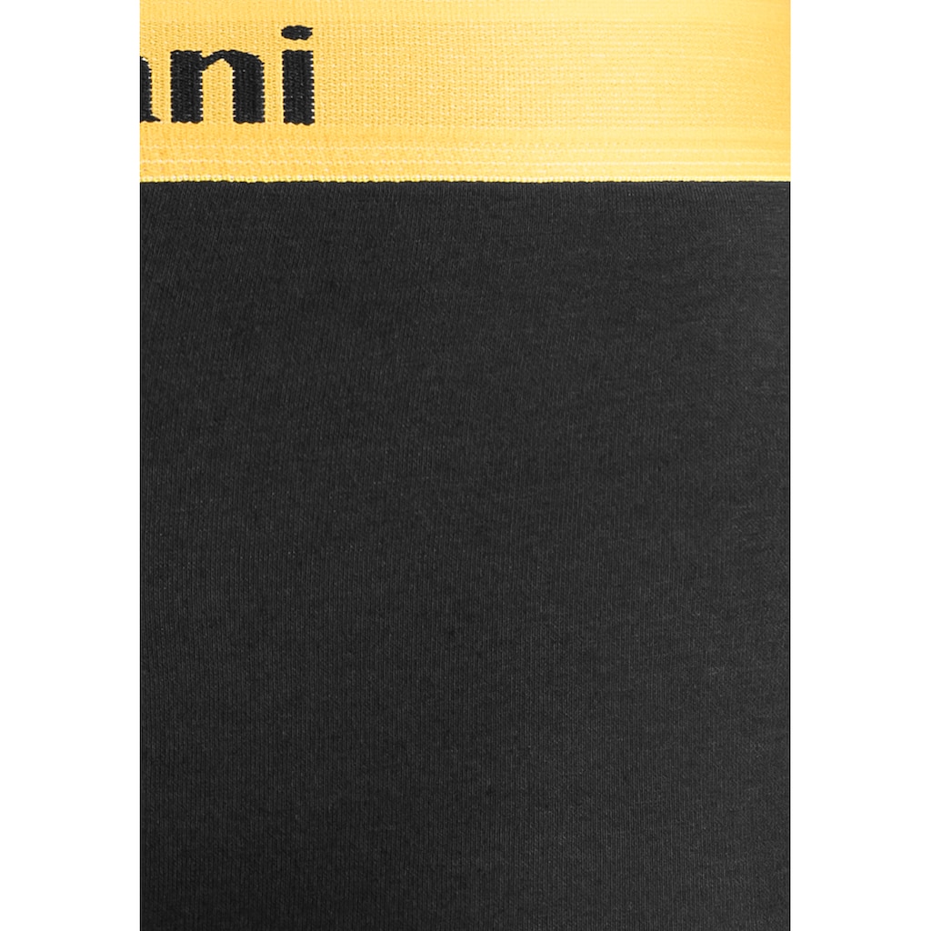 Bruno Banani Boxer »Boxershorts für Herren«, (Packung, 4 St.), mit farbigen Marken-Schriftzug am Bündchen