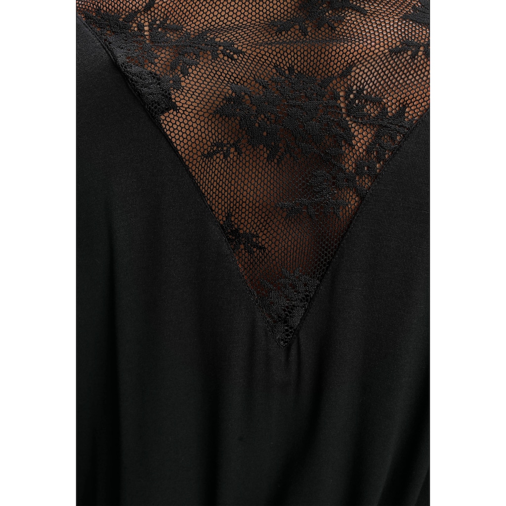 Bruno Banani Kimono, mit schönen Spitzendetails