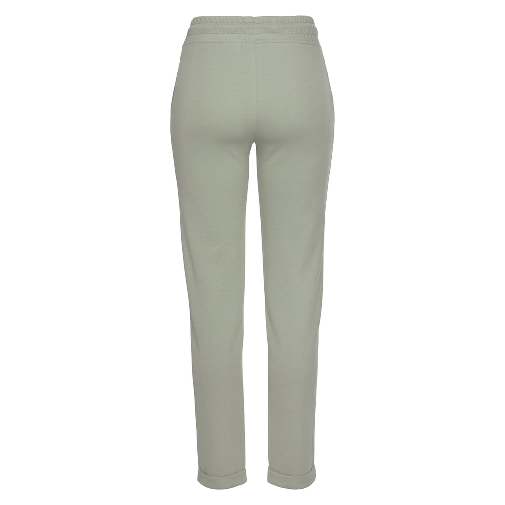 H.I.S Sweathose, Schlupfhose mit kleinem Aufschlag am Saum, Loungewear