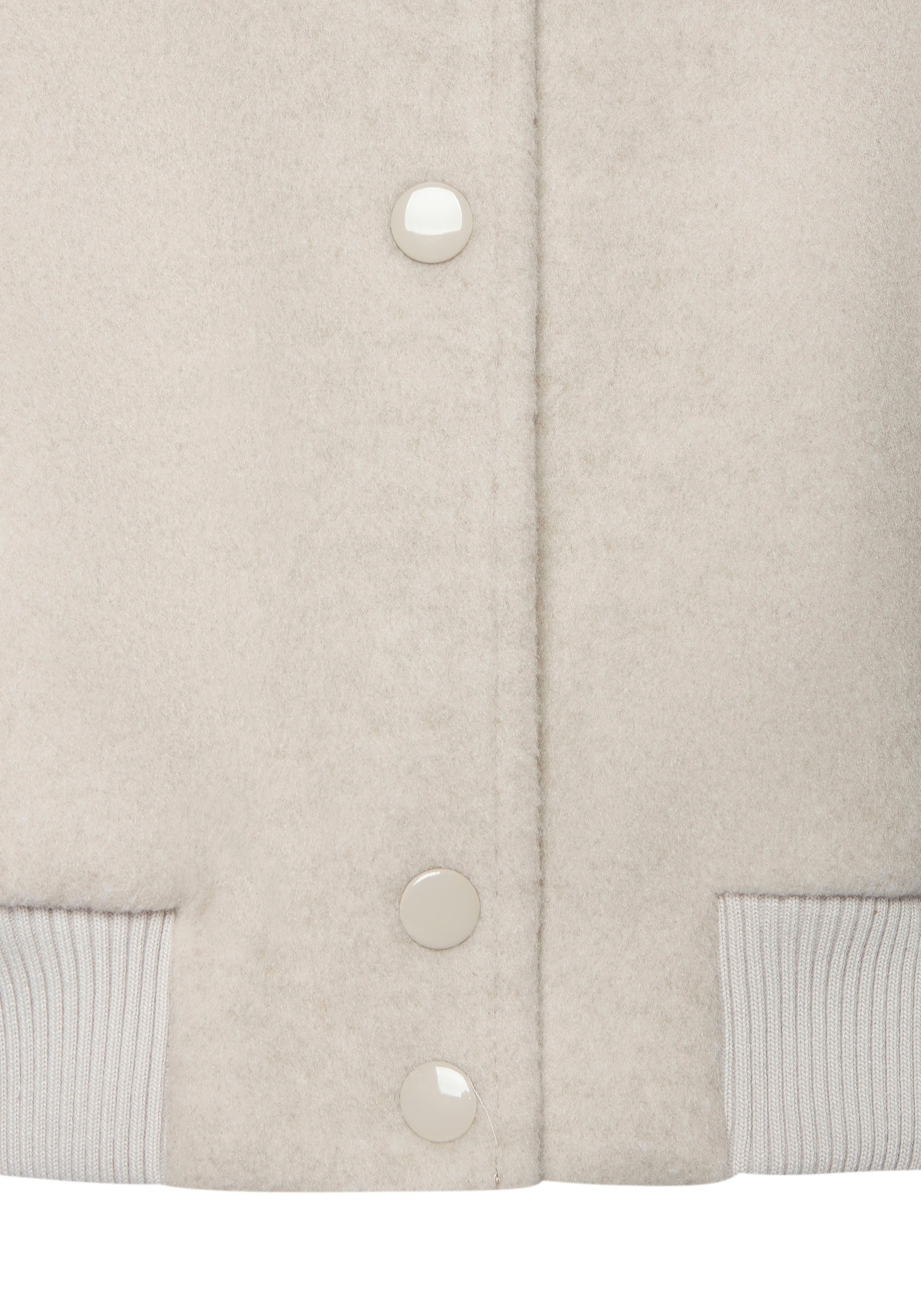 LASCANA Veste bomber mit Rippbündchen, Pilotenjacke mit Druckknöpfen und Taschen